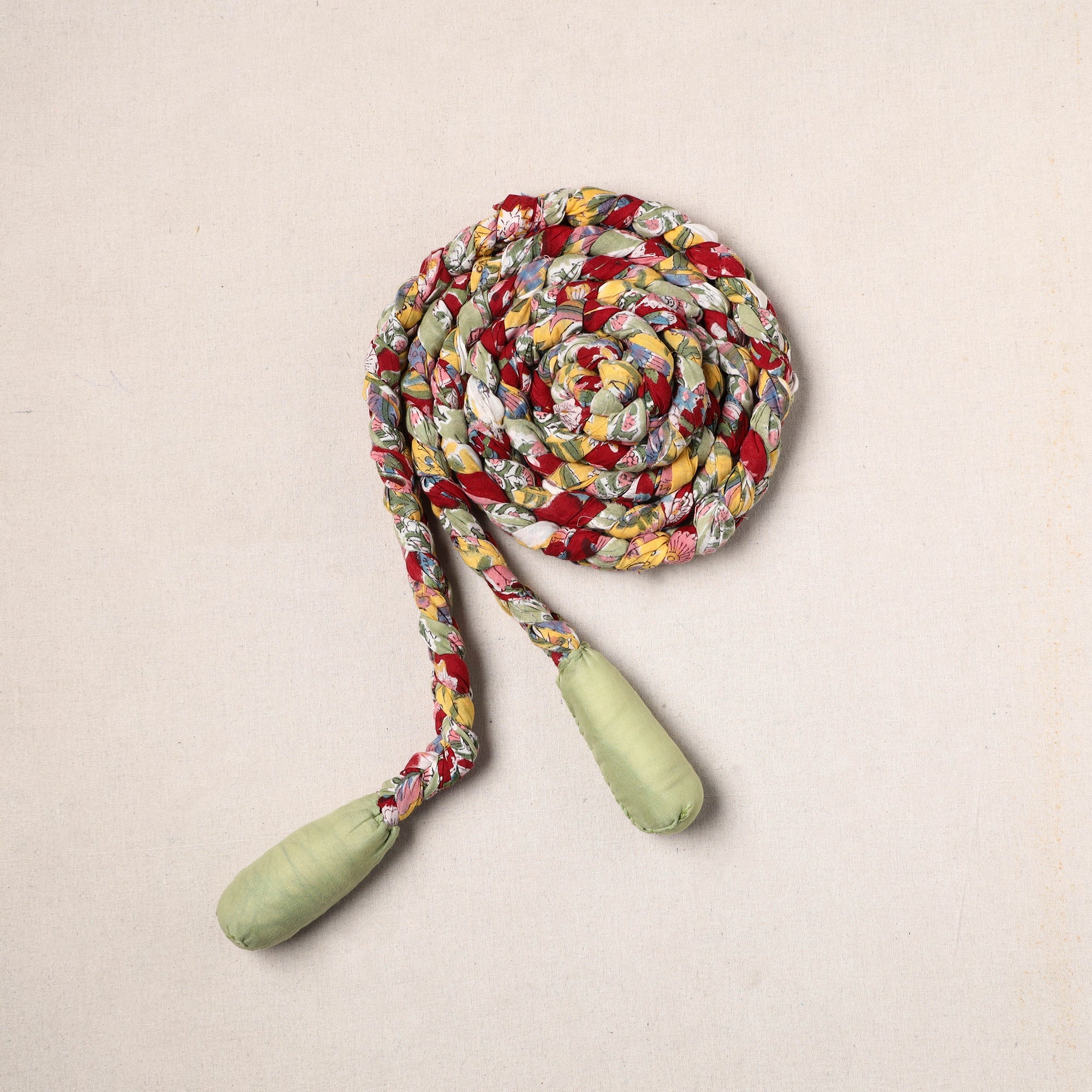 NOORI BAZAR Handmade Upcycled Fabric Skipping Rope 15