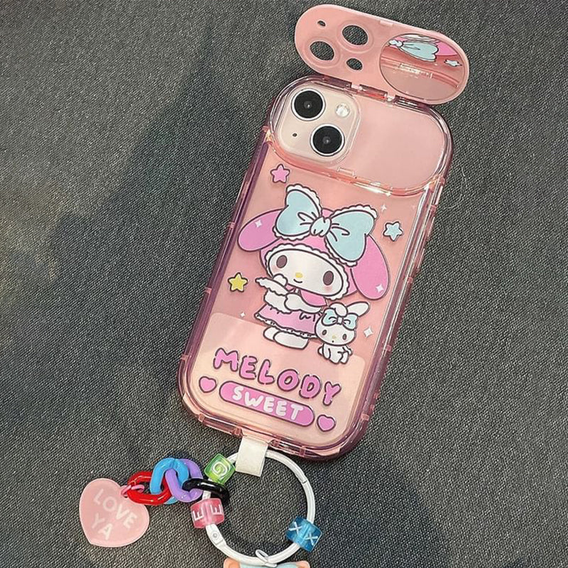 Peeperly Cartoon Melody Flip Mirror Case – No Color - view 6