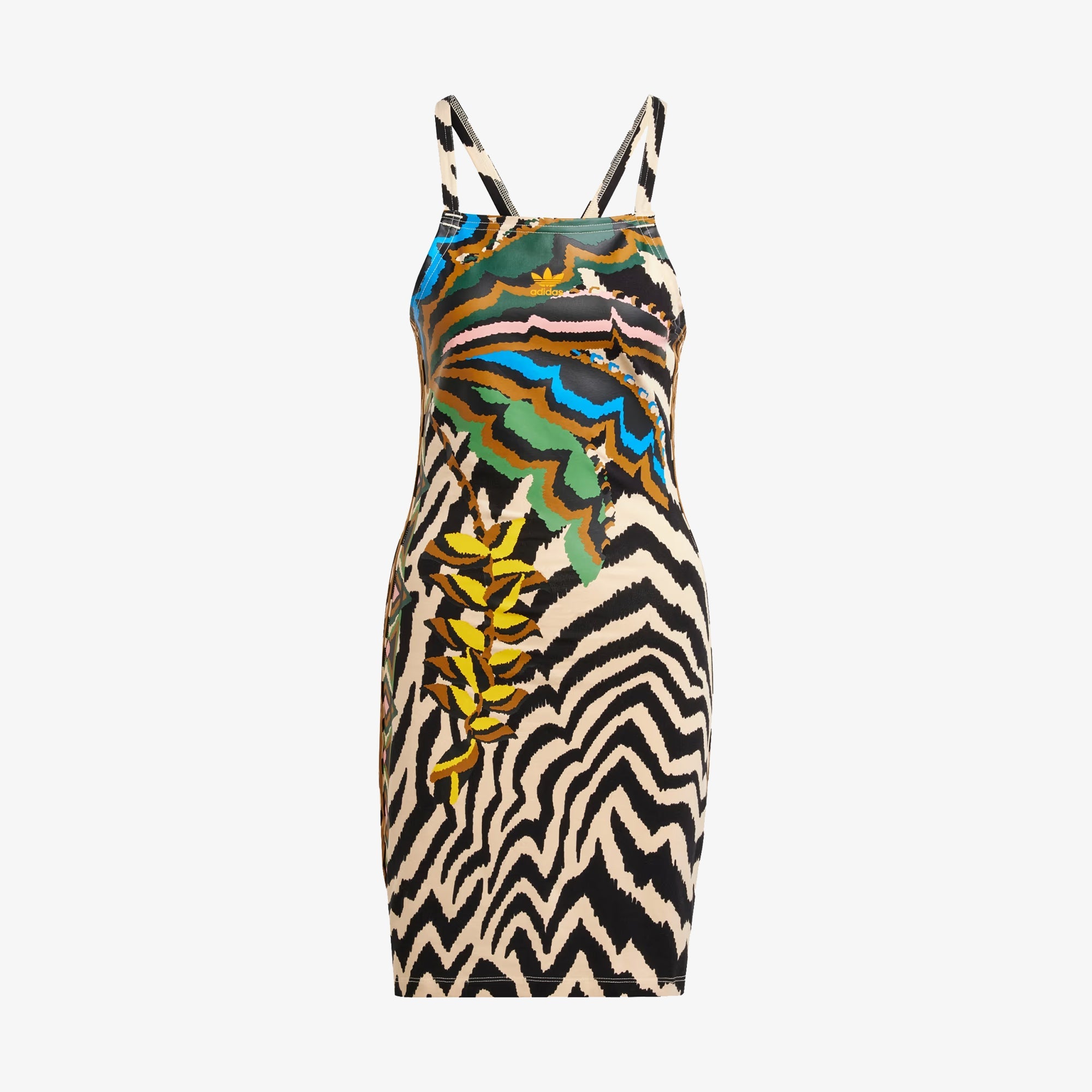 Adidas Originals | X Farm Rio 3-stripes Mini Dress { Crystal Sand - view 5
