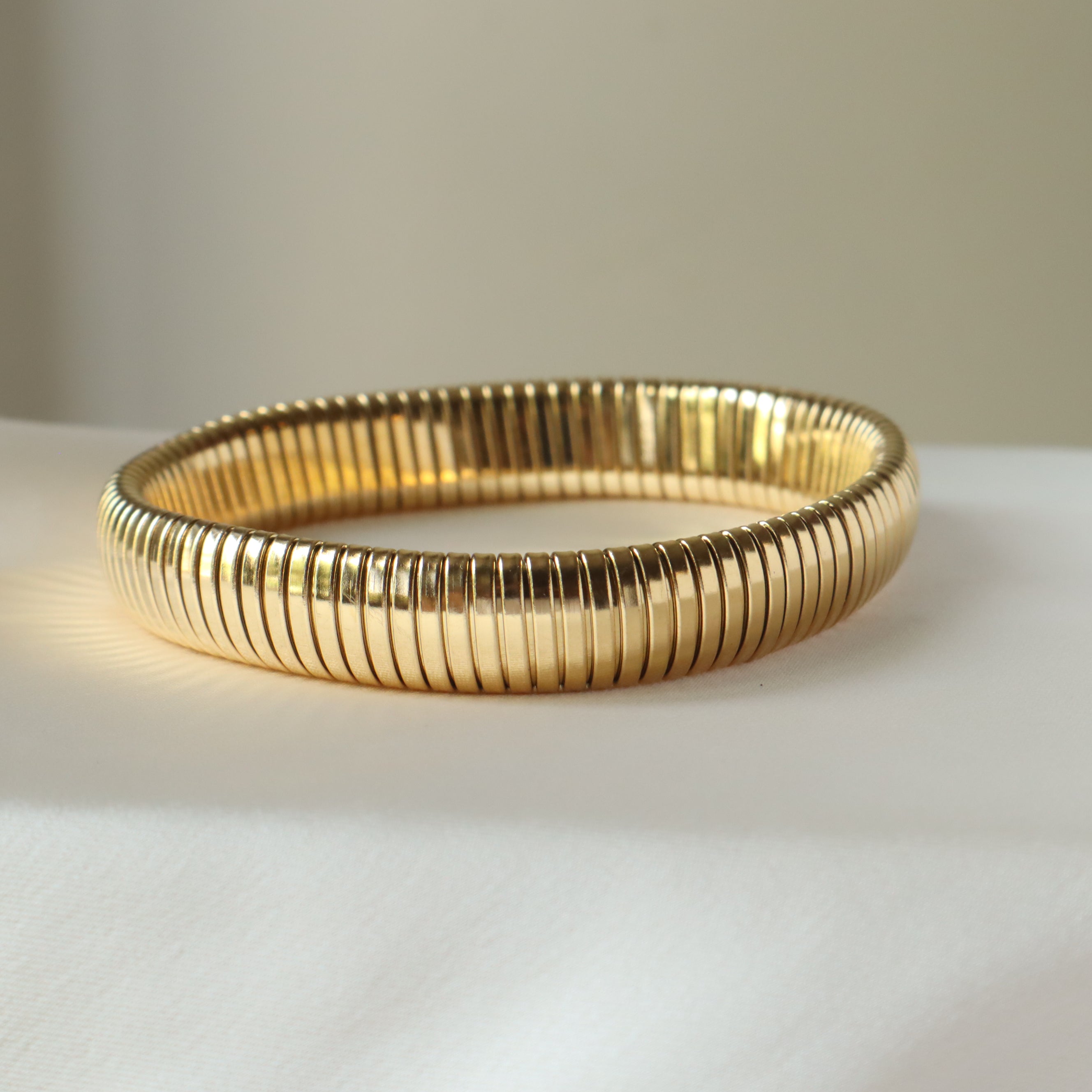 Ash Designs Berlin at Night 18K Gold Plated Bangle - view 4