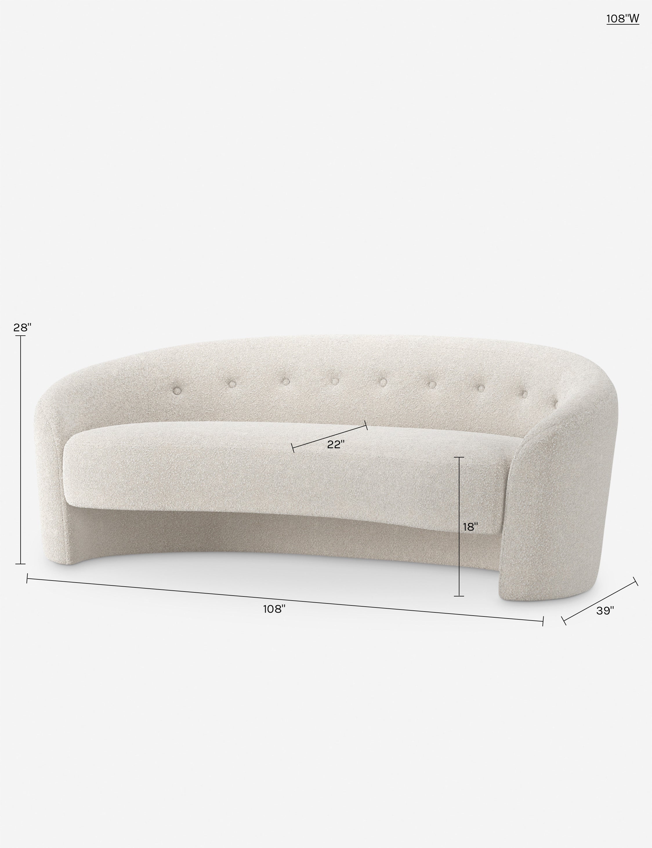 Lulu and Georgia The Button Sofa by Button Atelier x Co.House Designs - view 54