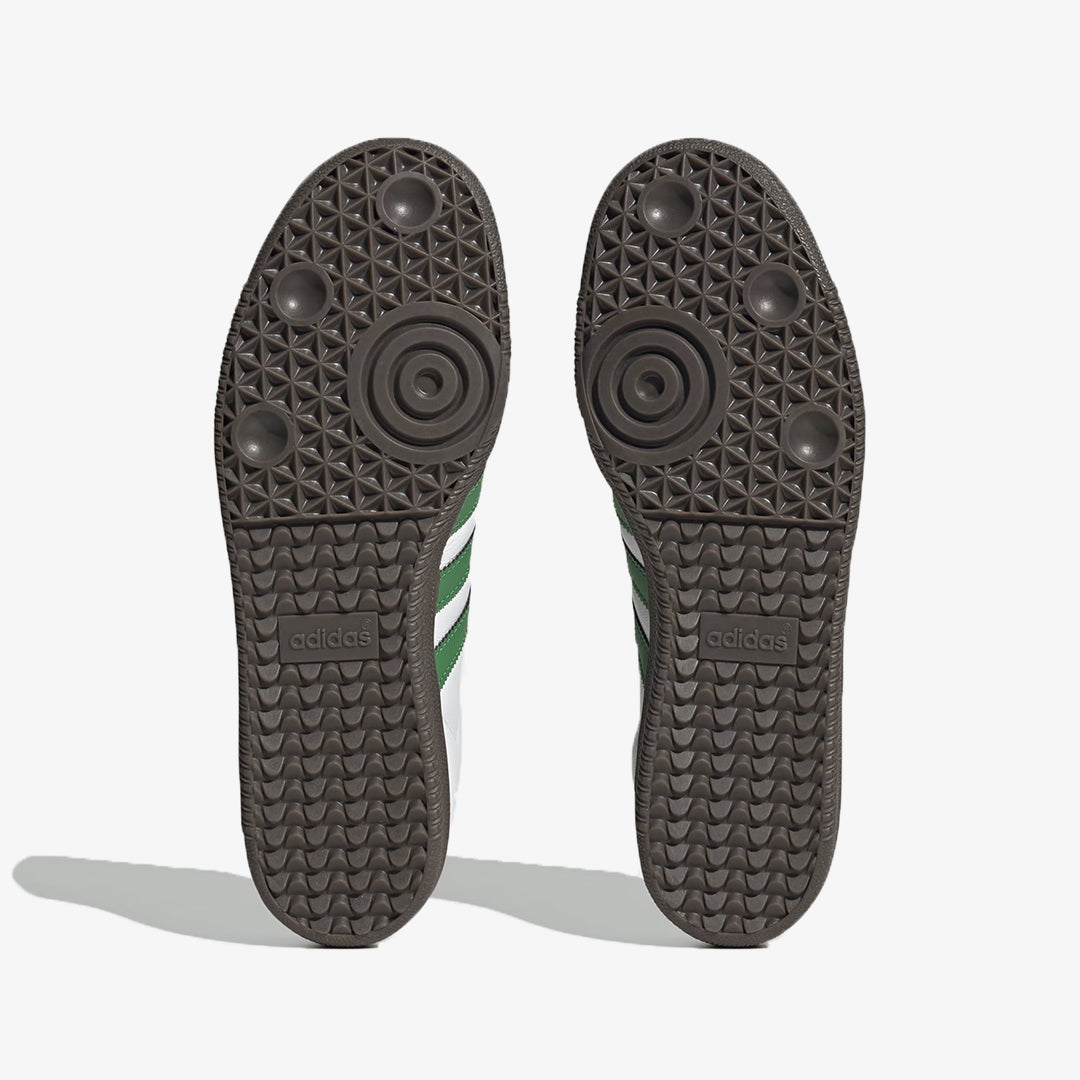 Adidas Originals | SAMBA OG { CLOUD WHITE/GREEN - view 3