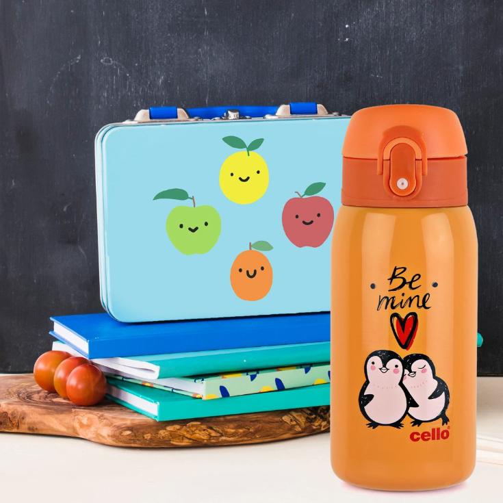 Cello Junior 375 Hot & Cold Stainless Steel Kids Water Bottle, 375ml - view 3