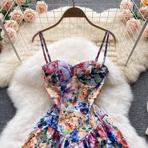 Alamode By Akanksha Diana Floral Dress - view 3