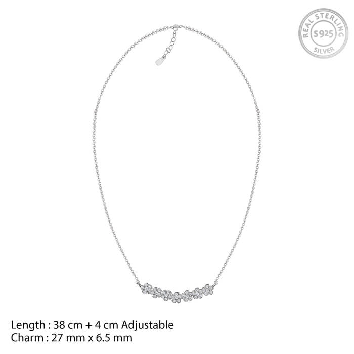 GIVA Jewellery Silver Shining Zircon Set - view 6
