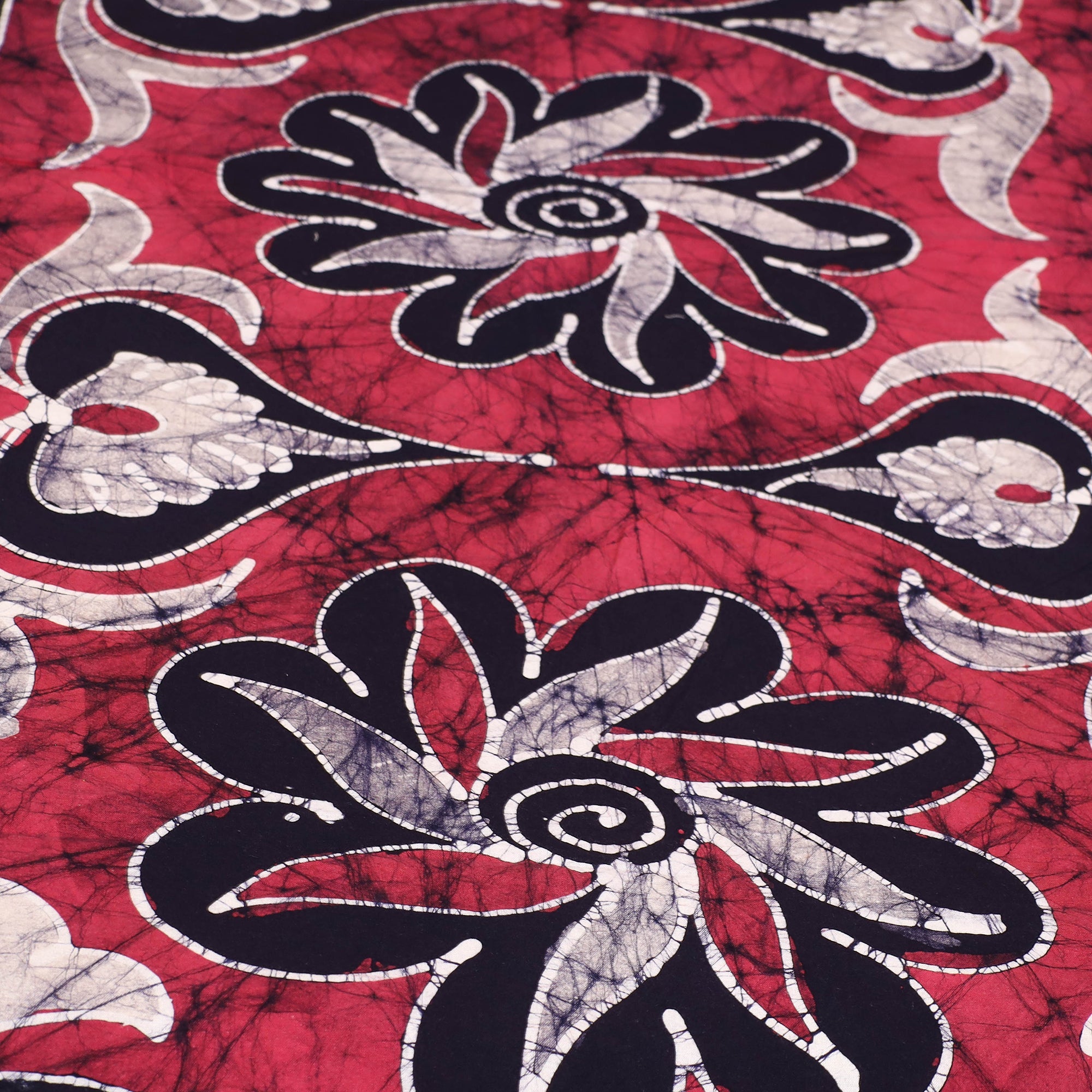 KACHCHH JI CHHAAP Black - Hand Batik Printed Cotton Single Bed Cover (96 x 59 in) 46 - view 3
