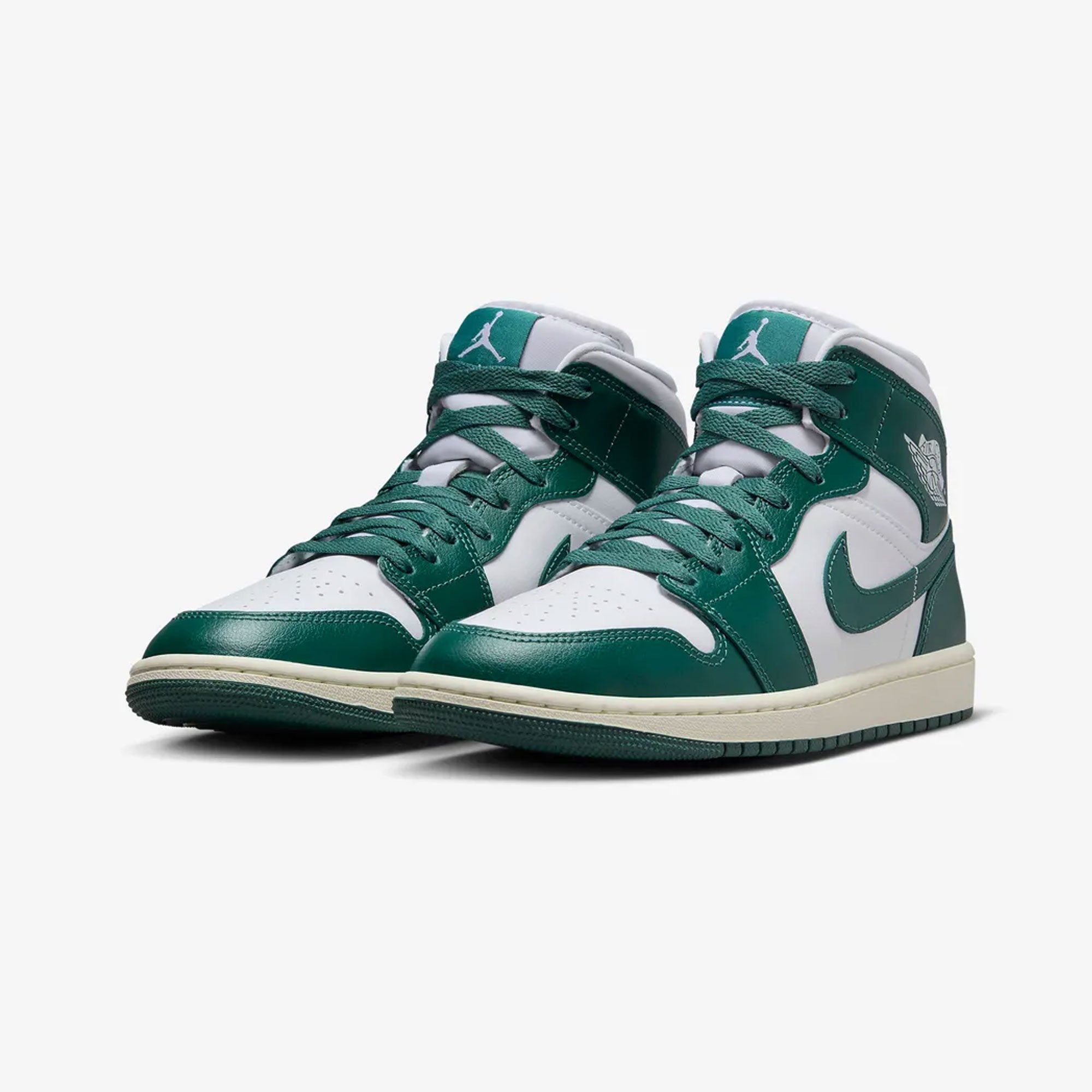 Jordan | Air Jordan 1 Mid { White/oxidized Green-sail - view 2