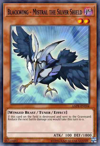 Yu-Gi-Oh! Blackwing - Mistral the Silver Shield - DP11-EN006 - Common - 1st Edition