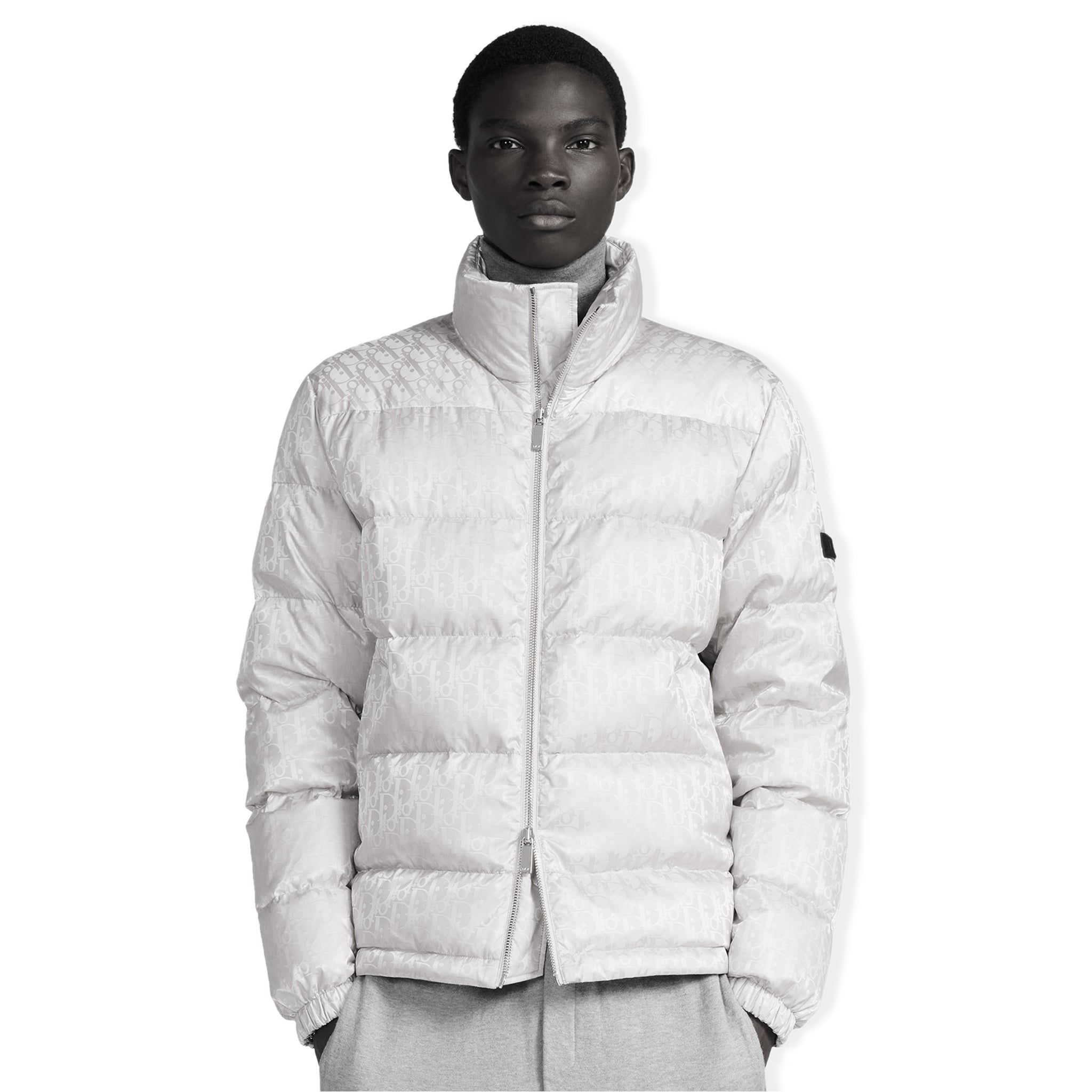 Dior Oblique Blouson Pearl Jacket – White - view 3