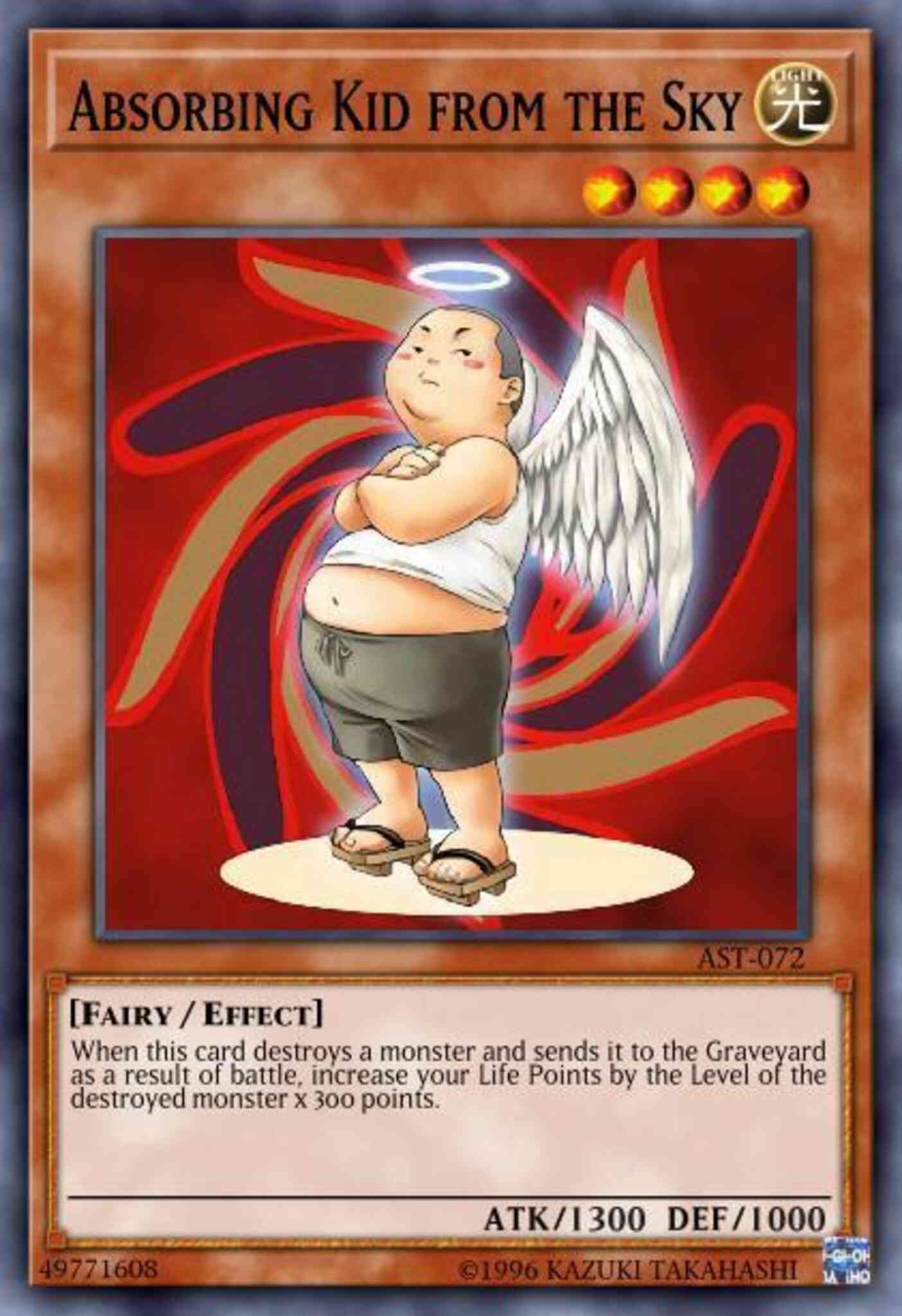 Yu-Gi-Oh! Absorbing Kid from the Sky - AST-072 - Common - 1st Edition