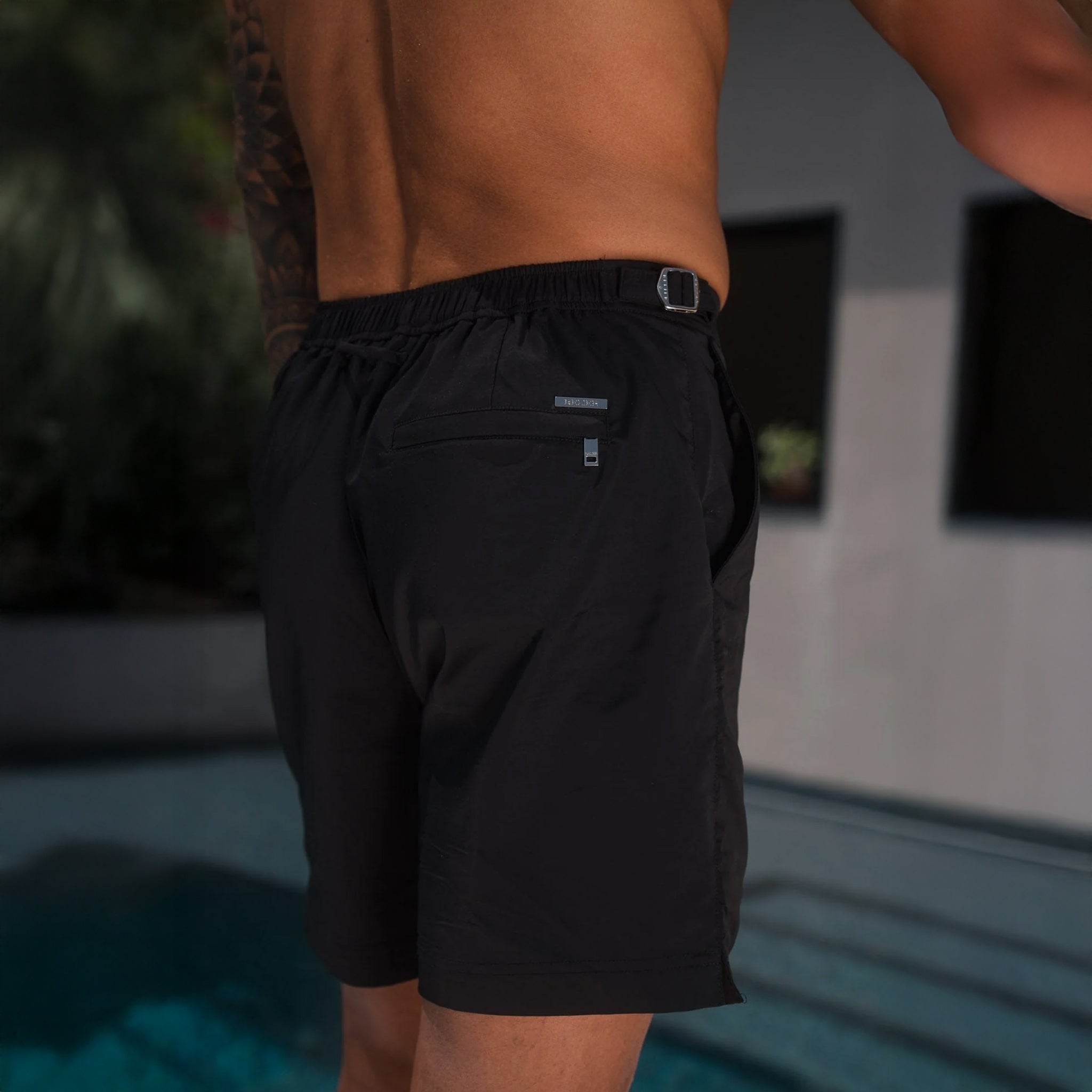Belier Black Swim Shorts - view 2