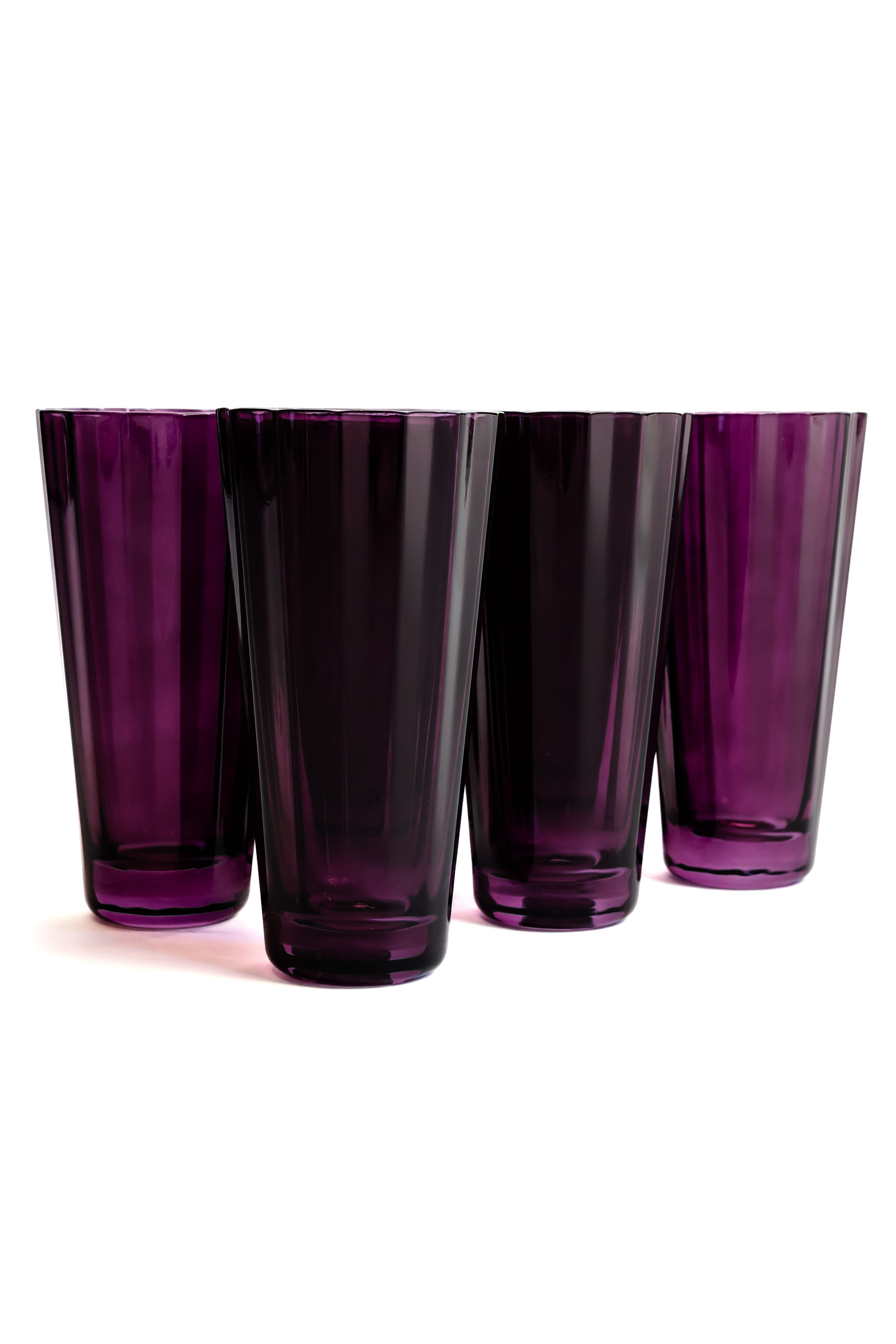 Estelle Colored Glass Estelle Colored Sunday High Balls - Set of 6 {Amethyst} - view 5