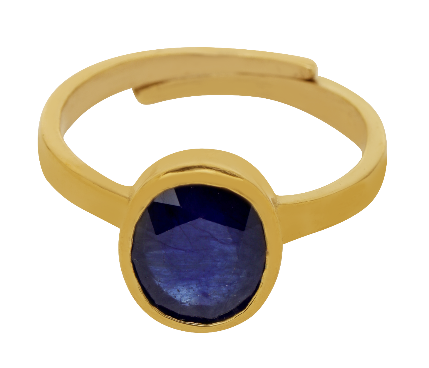 Studio Vaidik Neelam/ Blue Sapphire Ring 7.25 ratti