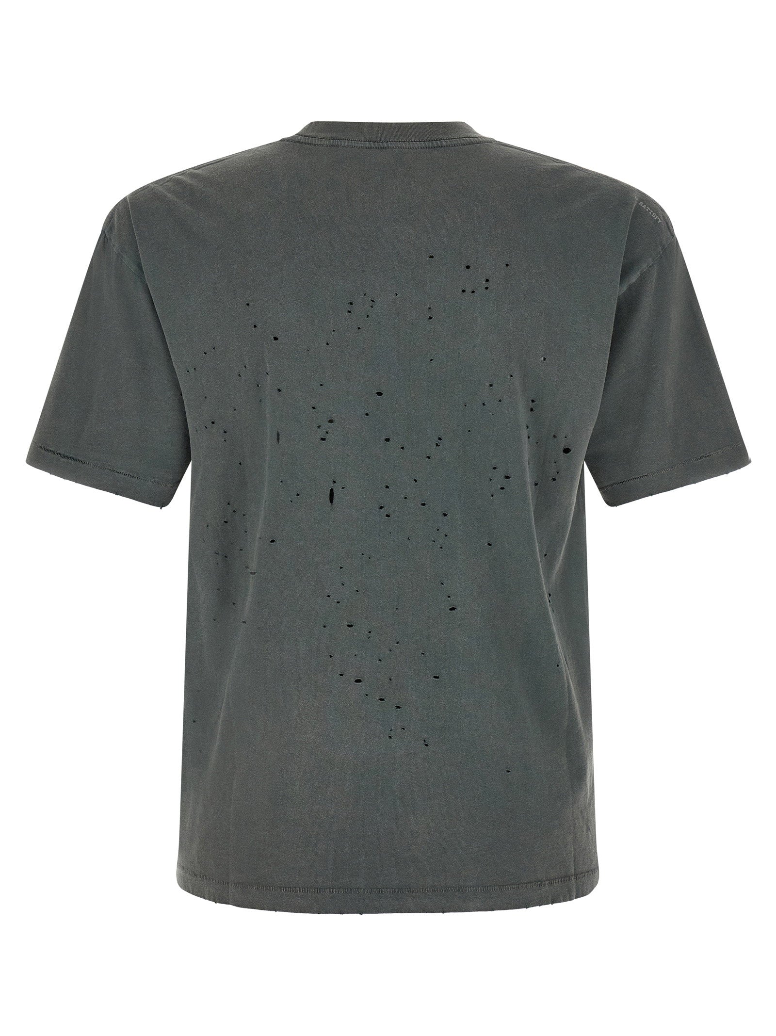 Satisfy T-shirt With Openwork Details – 100% cotton - view 2