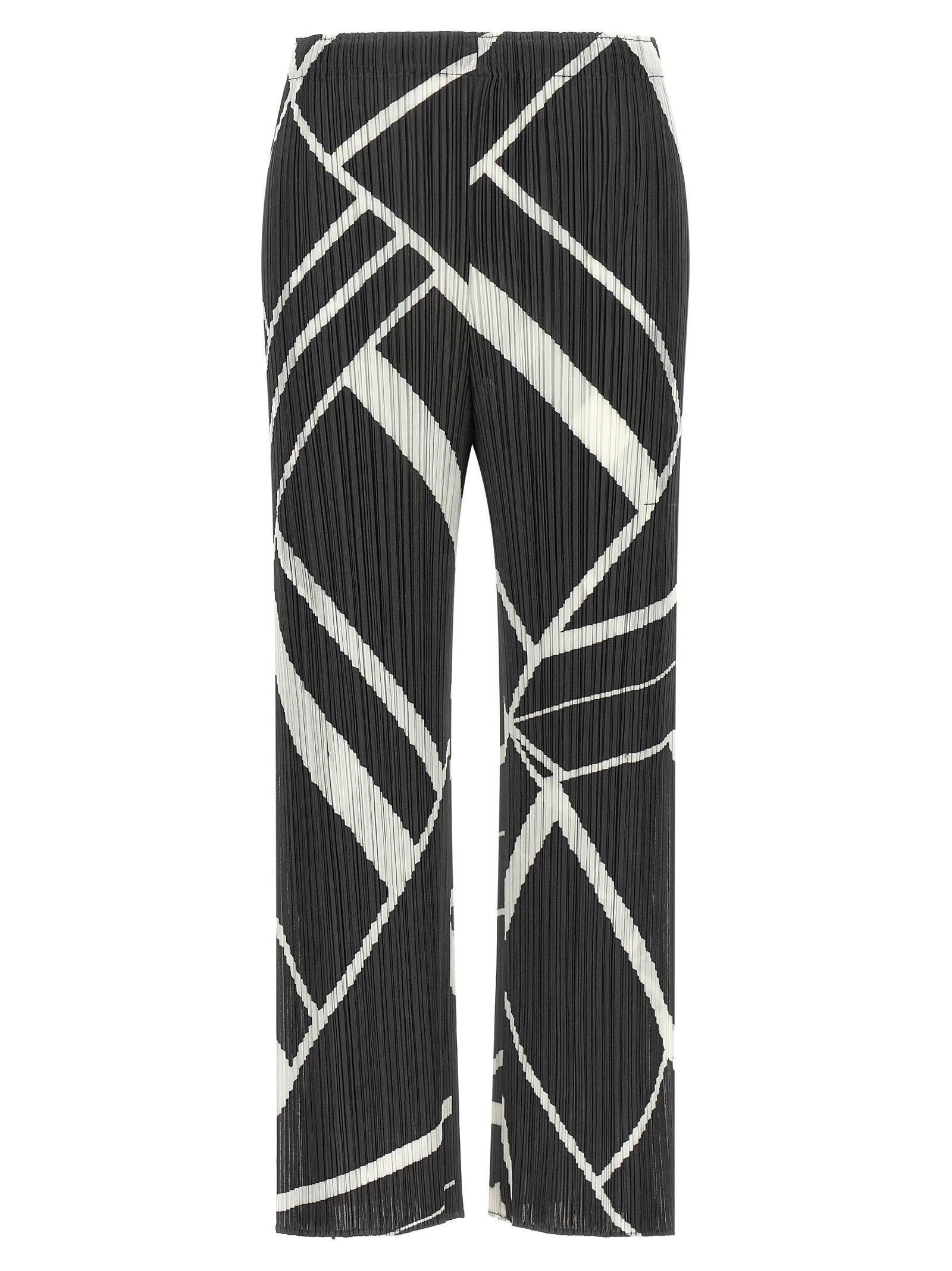 Pleats Please Issey Miyake Fold Line Pants – 100% polyester