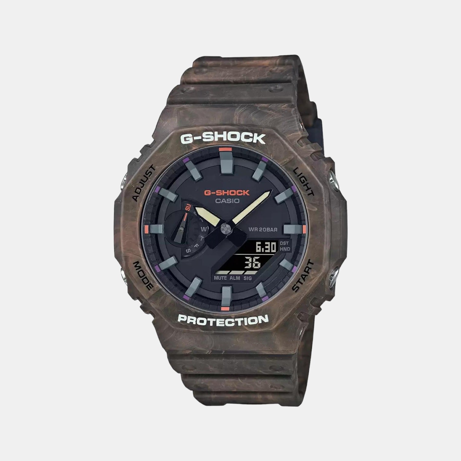 Casio G-Shock Men Quartz Black Dial Analog-Digital Resin Watch G1194