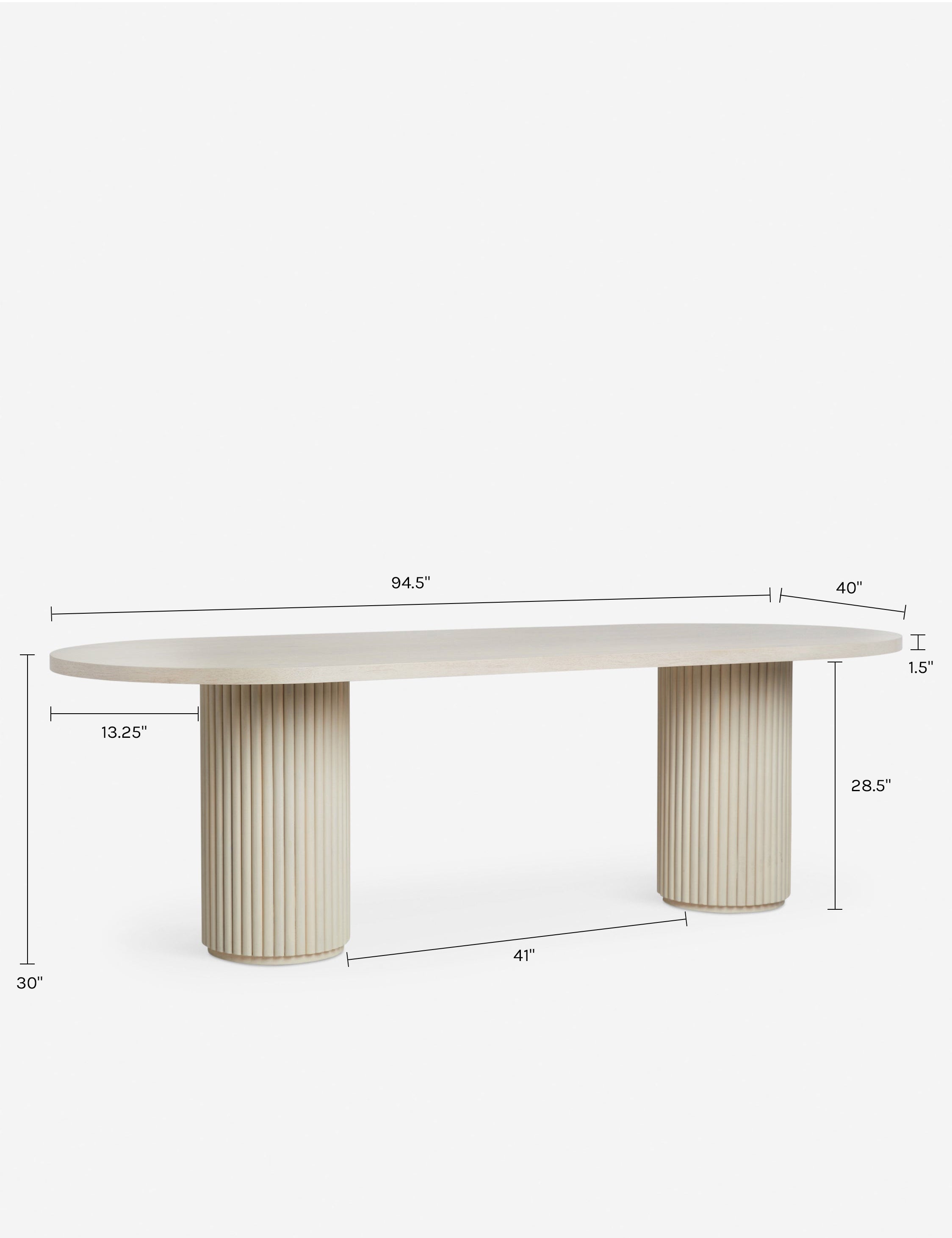Lulu and Georgia Rutherford Oval Dining Table - view 14