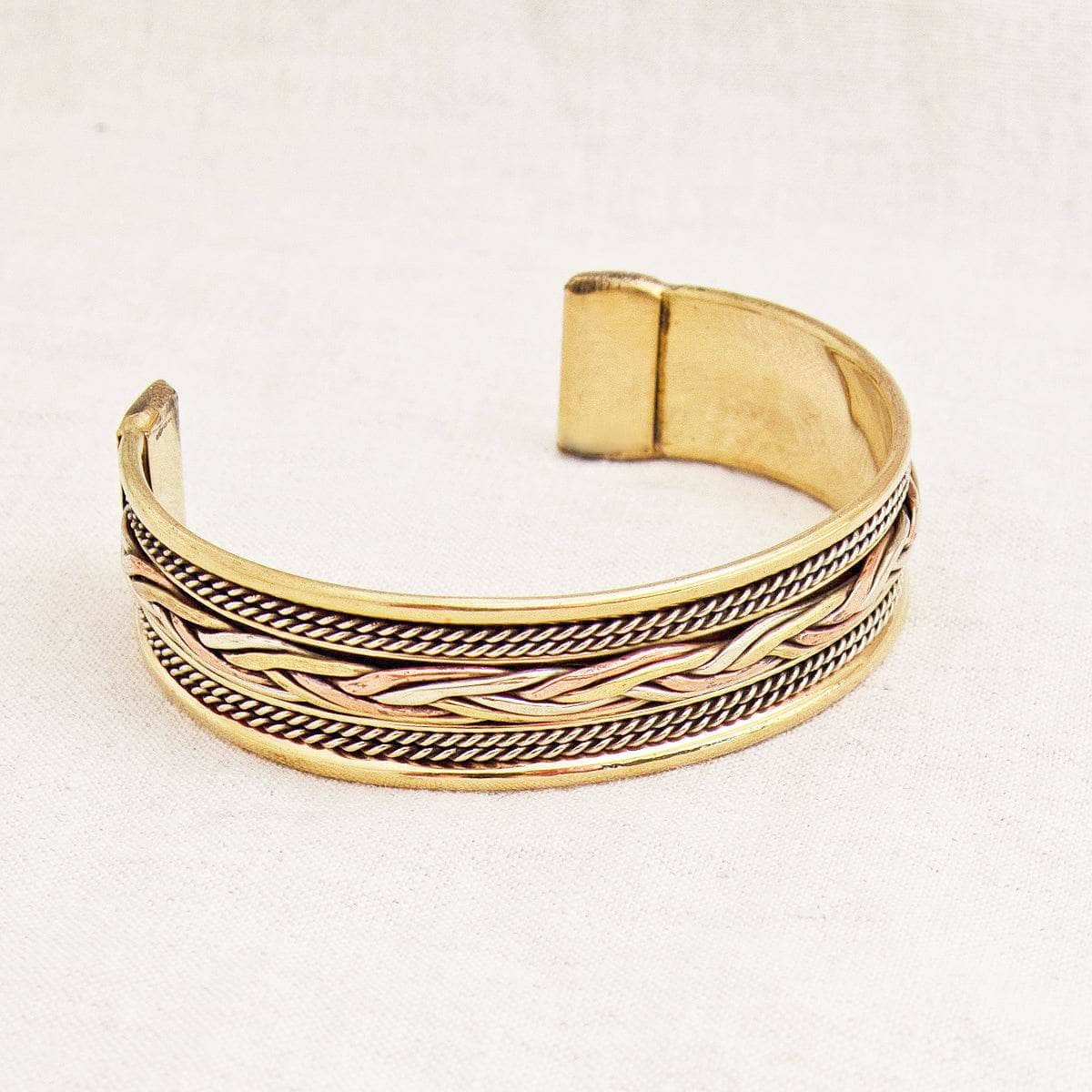 Tiny Rituals Tibetan Handcrafted Copper Braided Rope Healing Bracelet - view 7