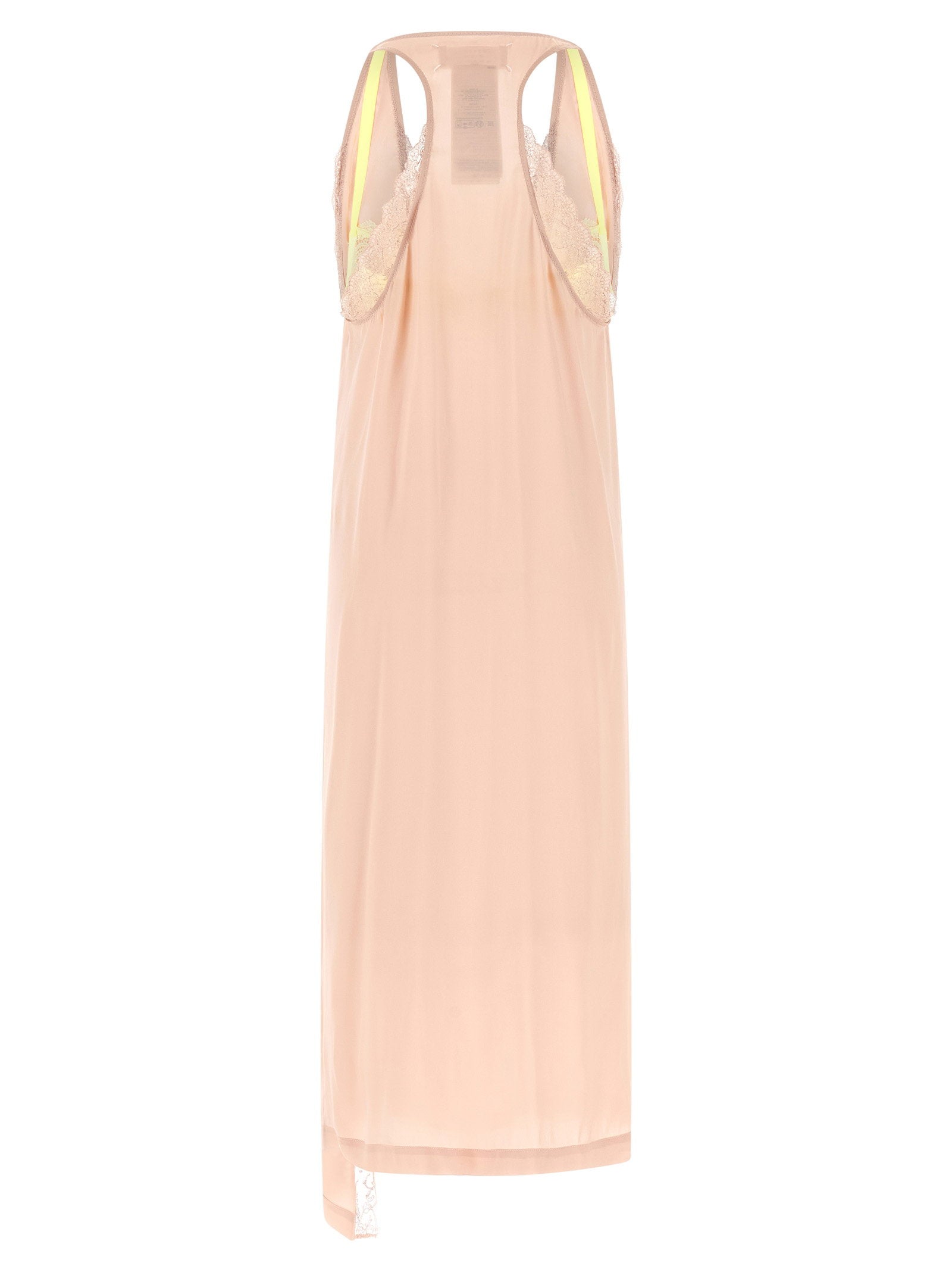 Maison Margiela Silk Lace Slip Midi Dress Dress - view 2