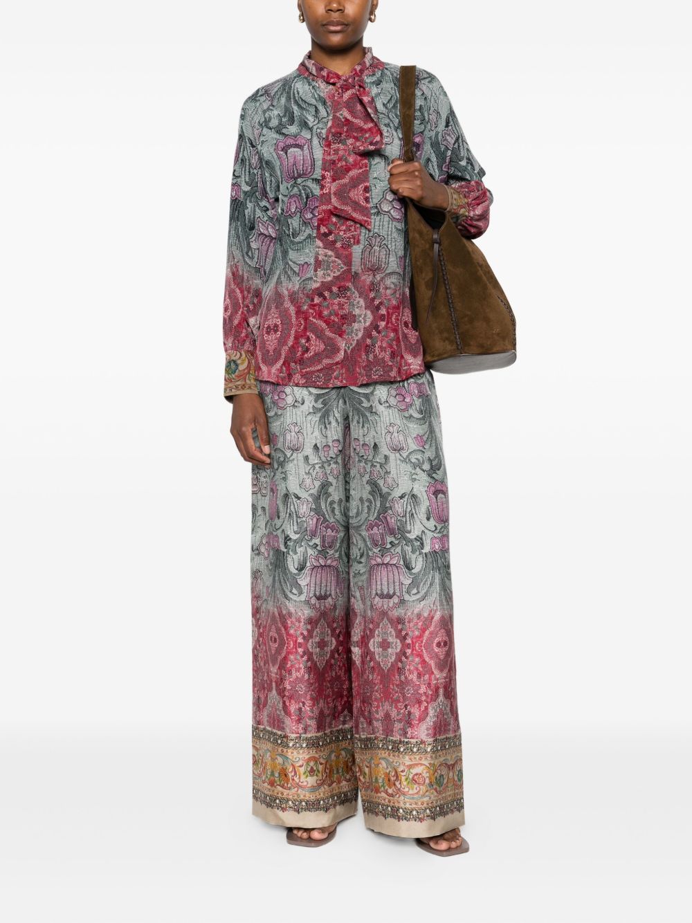 Pierre Louis Mascia Printed silk shirt – SILK 100% - view 2