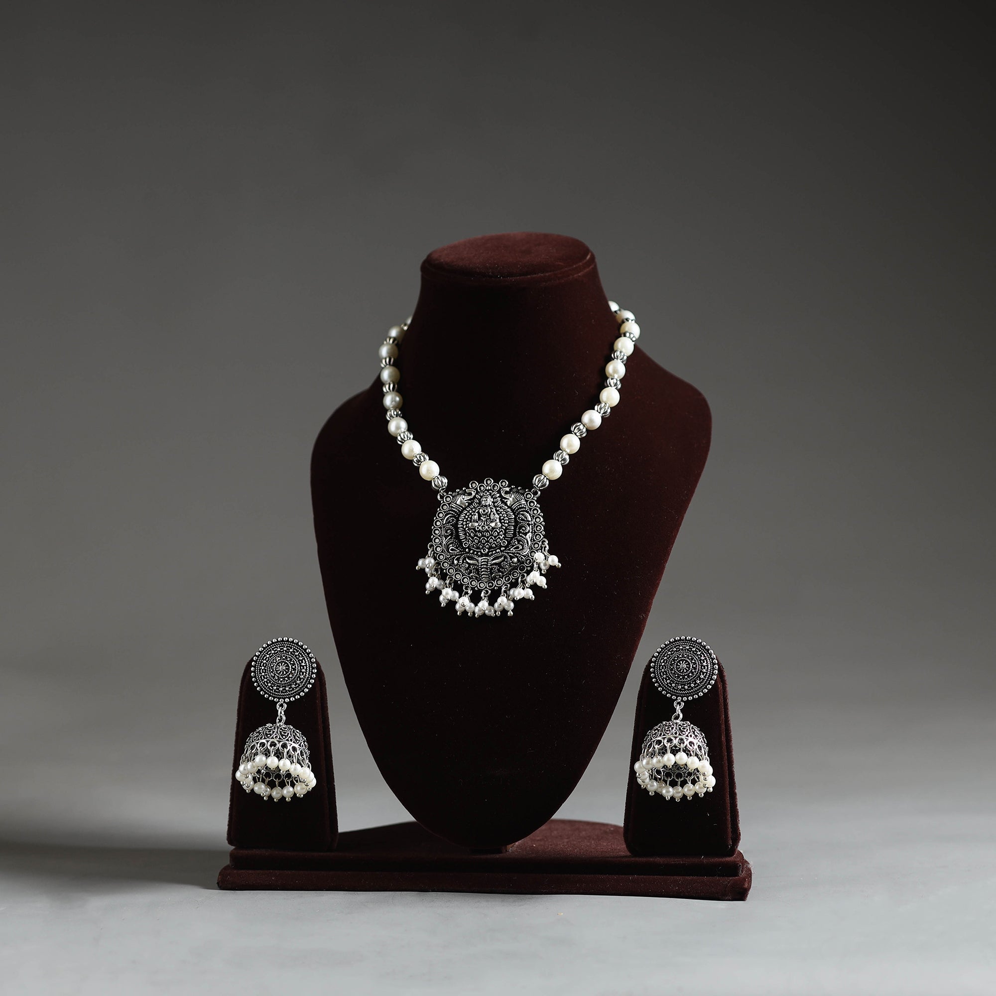 JALPARI German Silver Necklace Set 01
