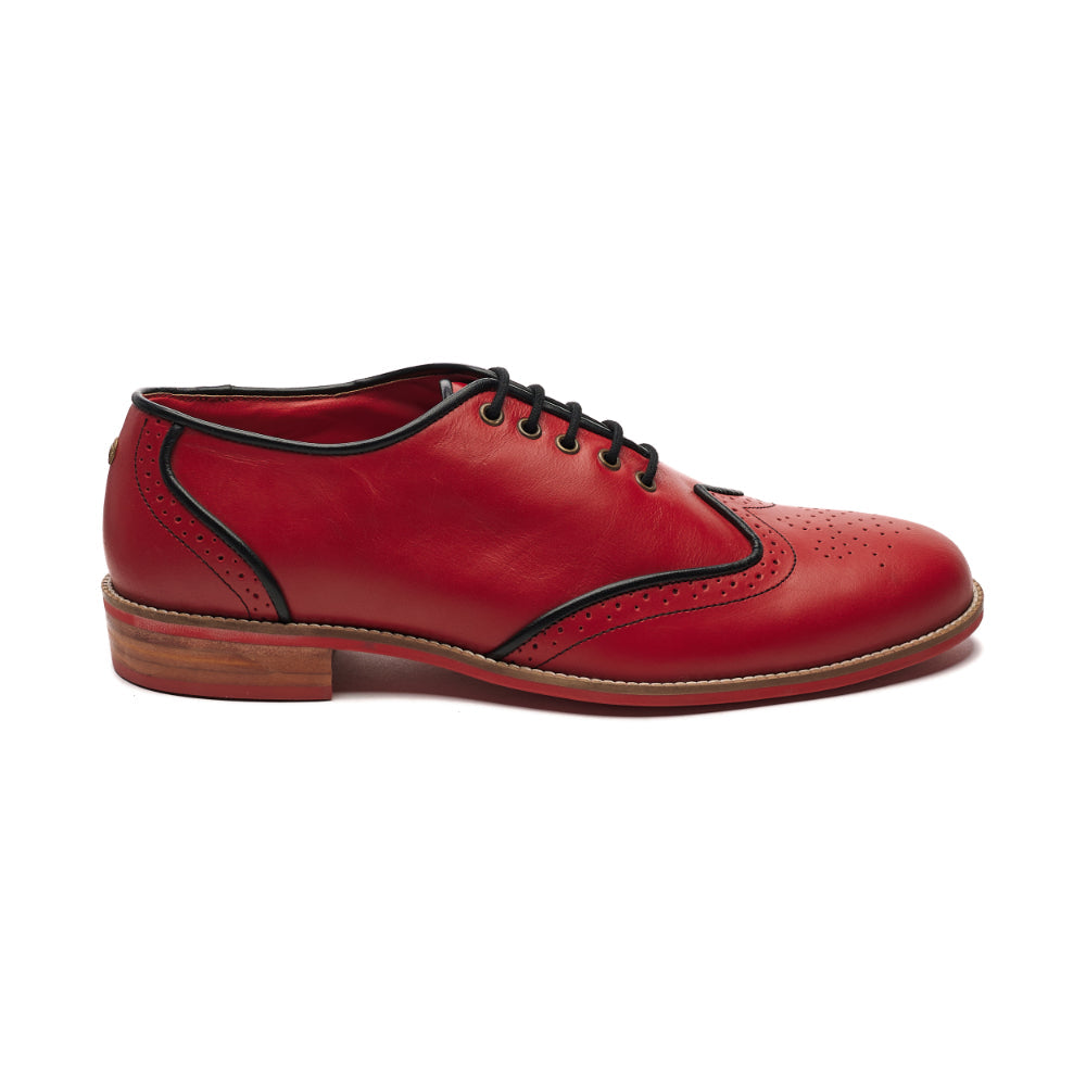 Banjaaran India Core Brogue for Men – Crimson (discontinued)