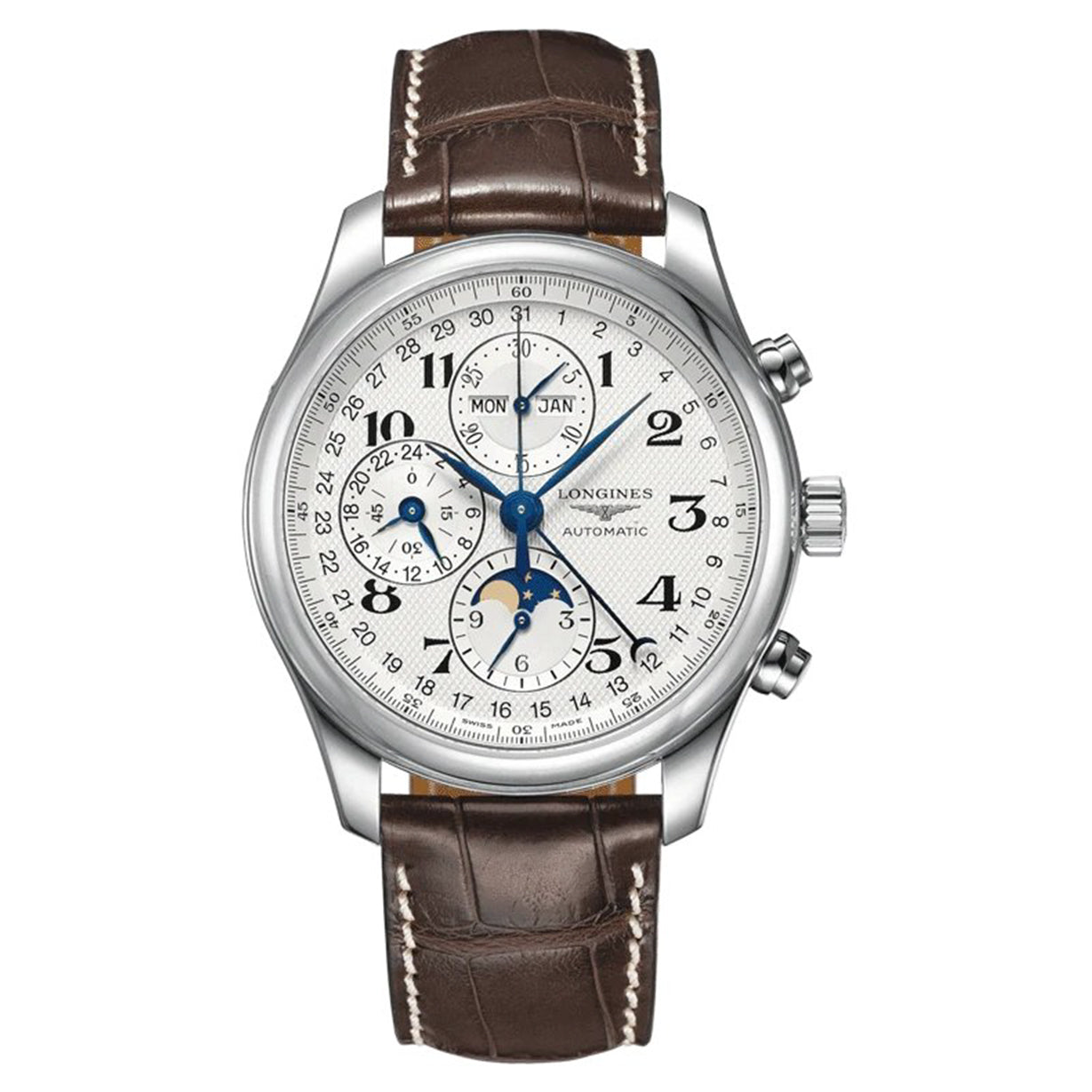 Longines Master Collection Silver Barleycorn Dial Men 42mm - view 2