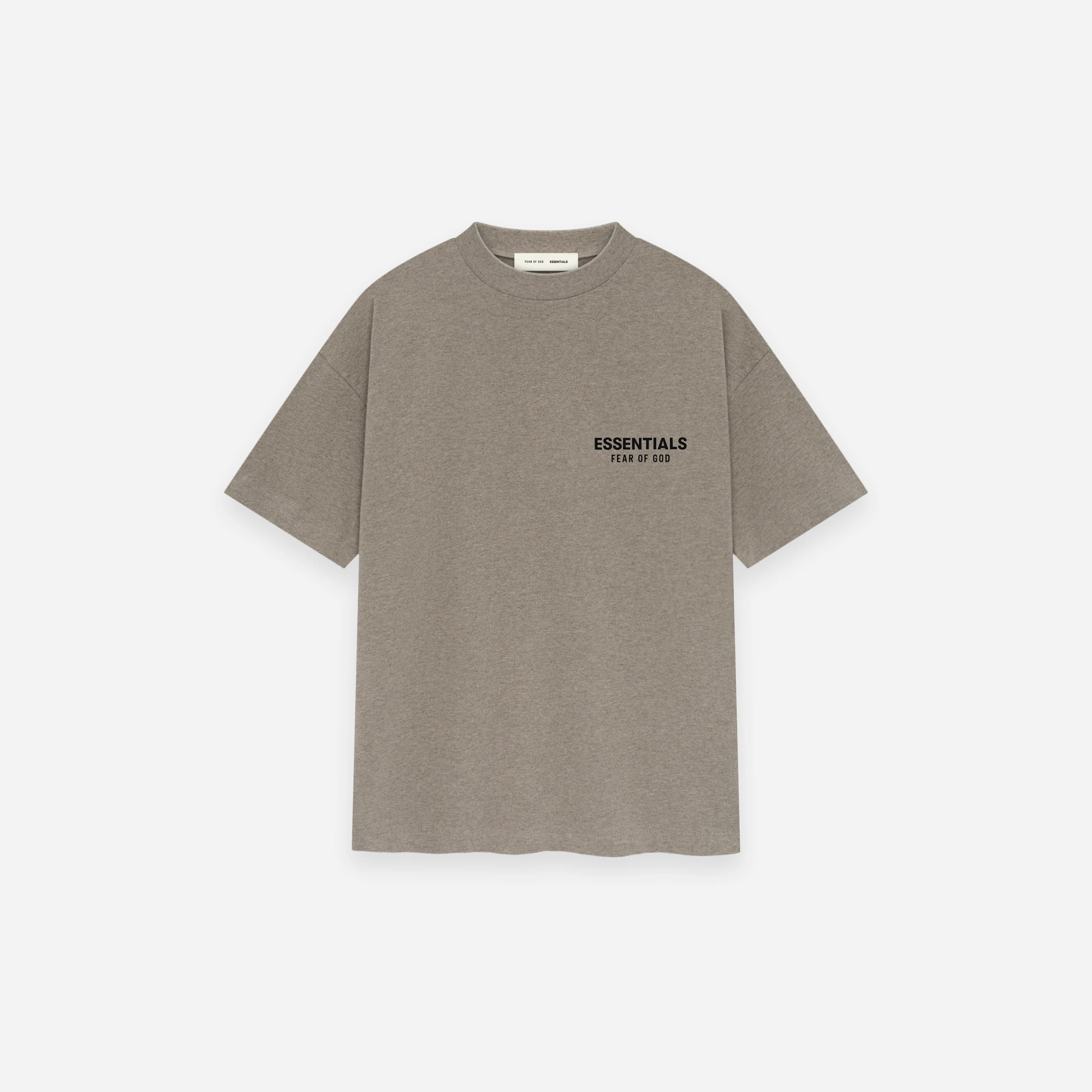 Fear Of God Essentials SS25 Classic Short Sleeve Tee Homestead Heather