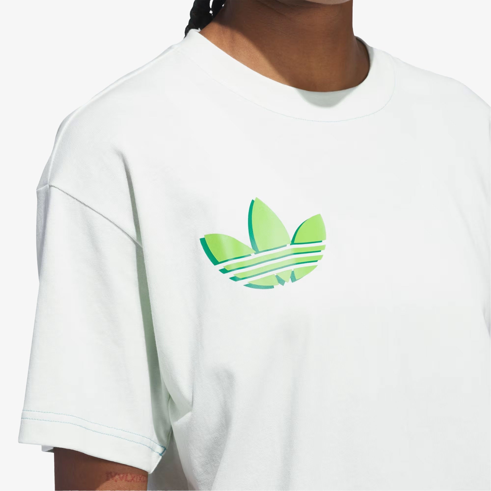 Adidas Originals | HOOP YORK CITY TEE (GENDER NEUTRAL) { CRYSTAL JADE - view 2