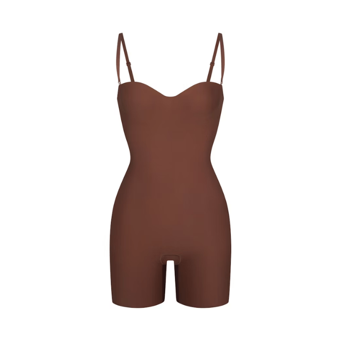 HYPE ELIXIR Skims Body Core Sculpt Underwire Mid Thigh Bodysuit Jasper