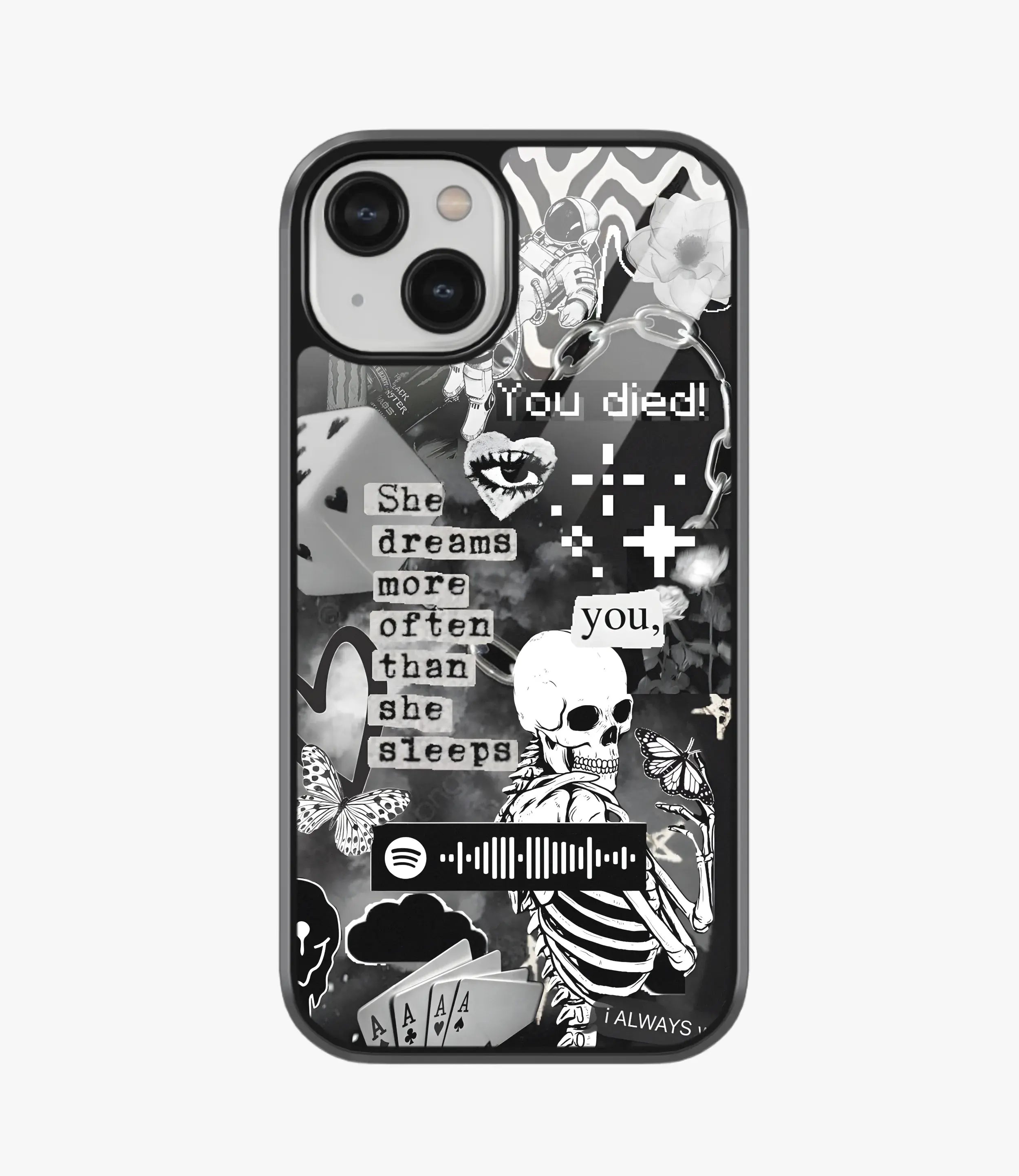 The Case Company Dream More Sleep Less Glass Case