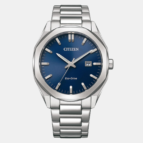 Citizen Eco-Drive Men Eco-Drive Blue Dial Analog Stainless Steel Watch BM7600-81L