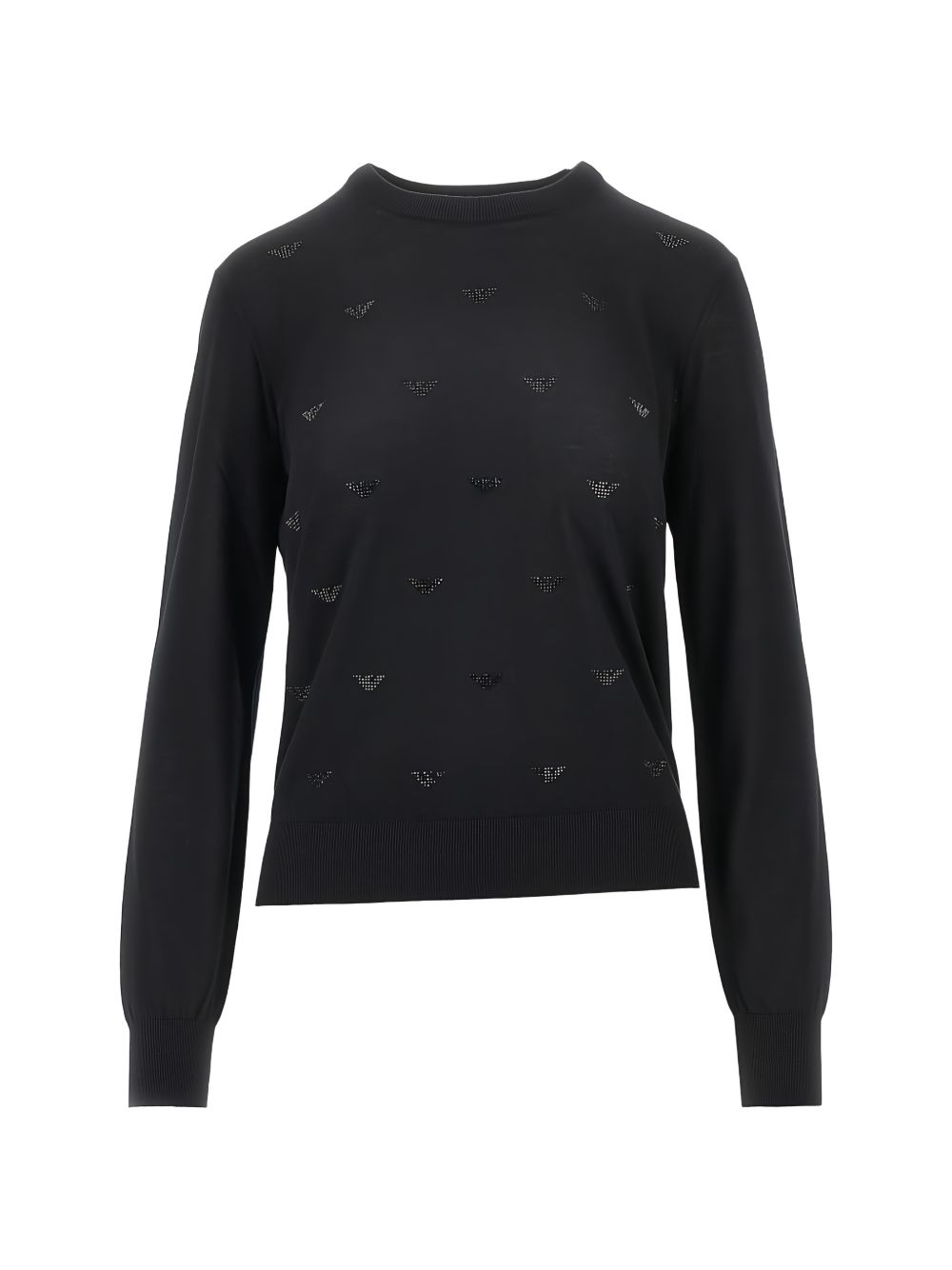 Emporio Armani Sweaters BLACK – 100% Virgin Wool