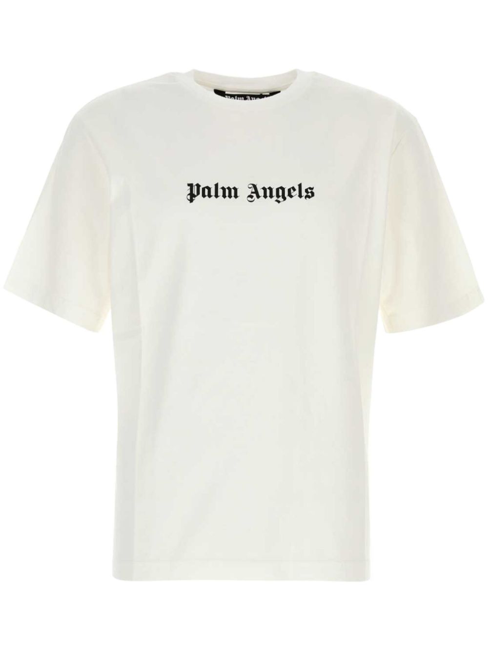 Palm Angels logo print crew neck T-shirt – Cotton 100%