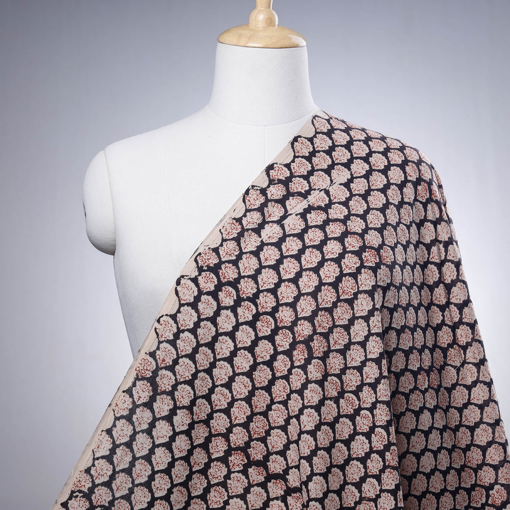 HAVELI CHRONICLES Black - Bagru Block Print Cotton Fabric
