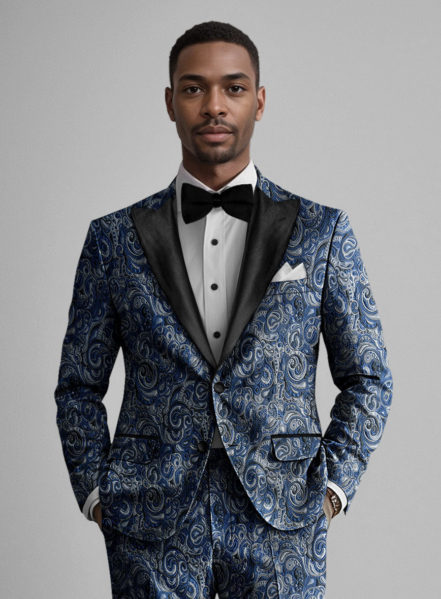 StudioSuits Italian Silk Tecla Tuxedo Blazer - view 2