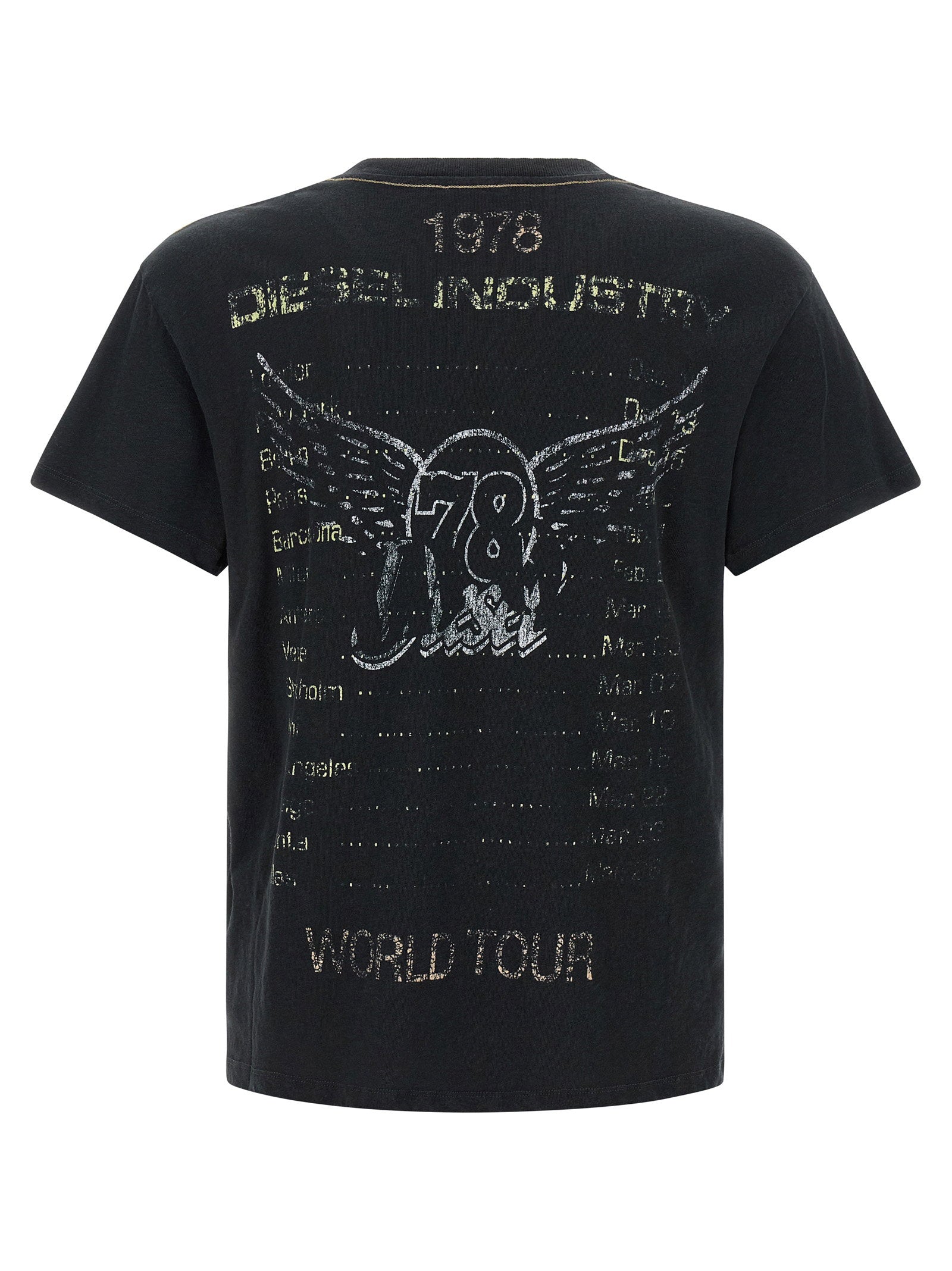 Diesel T-gerio-a T-shirt – 80% cotton, 20% hemp - view 2