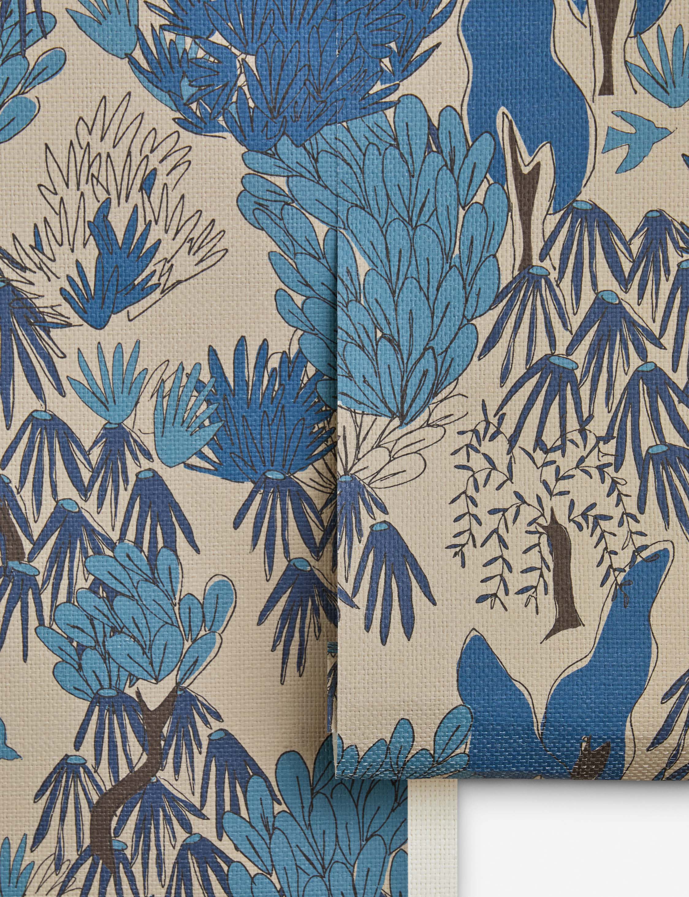 Lulu and Georgia Garden Walk Paperweave Wallpaper by Sarah Sherman Samuel