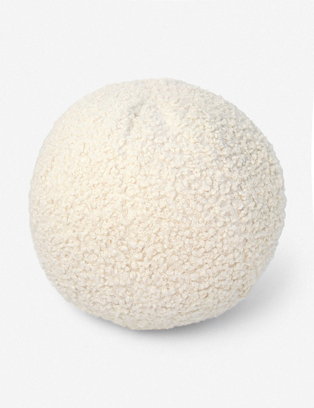 Lulu and Georgia Bouclé Ball Pillow by Sarah Sherman Samuel