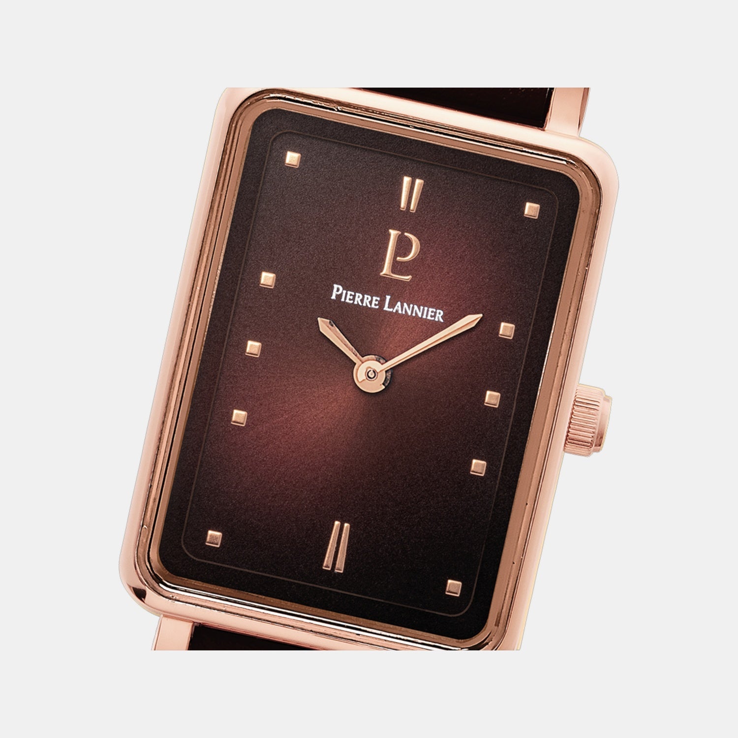 Pierre Lannier Ariane Women Quartz Brown Dial Analog Leather Watch 050K984 - view 3