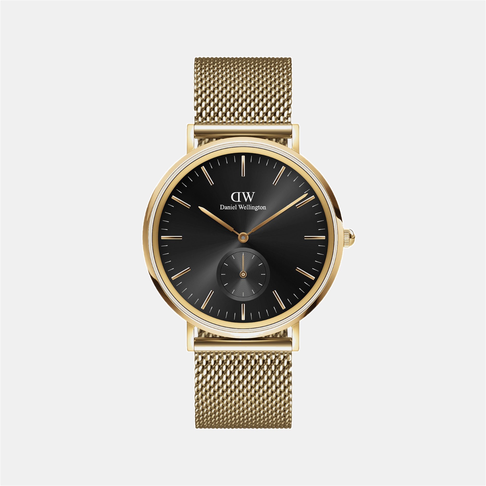 Daniel Wellington Classic Men Quartz Black Dial Analog Stainless Steel Watch DW00100713K