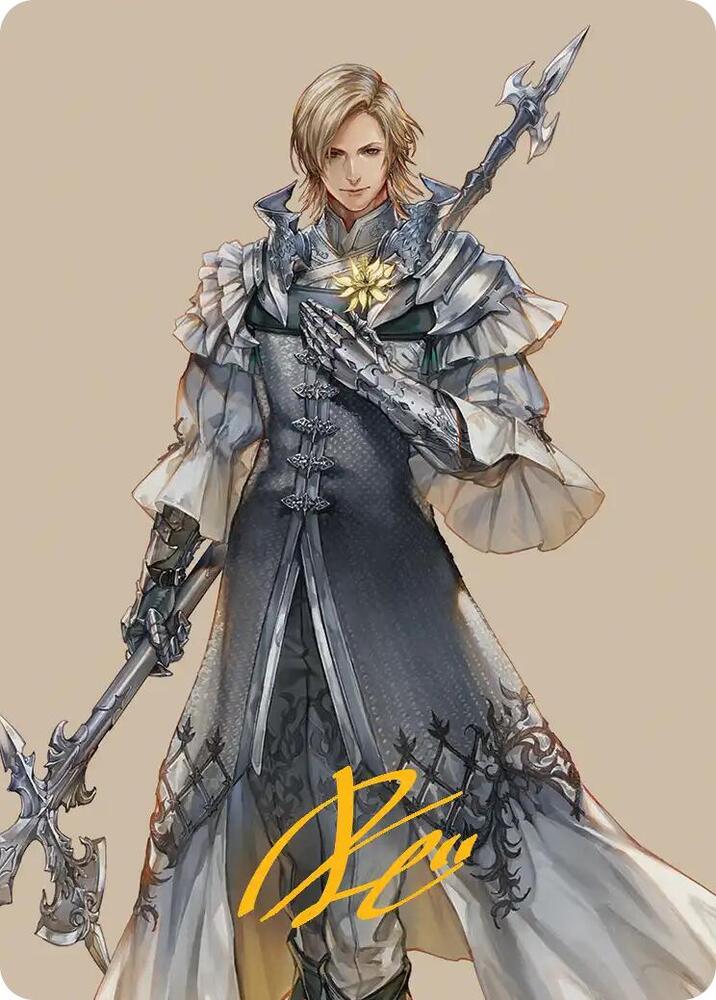Magic 42/53 - Dion, Bahamut's Dominant Art Card [FINAL FANTASY: Art Series] [Gold-Stamped]