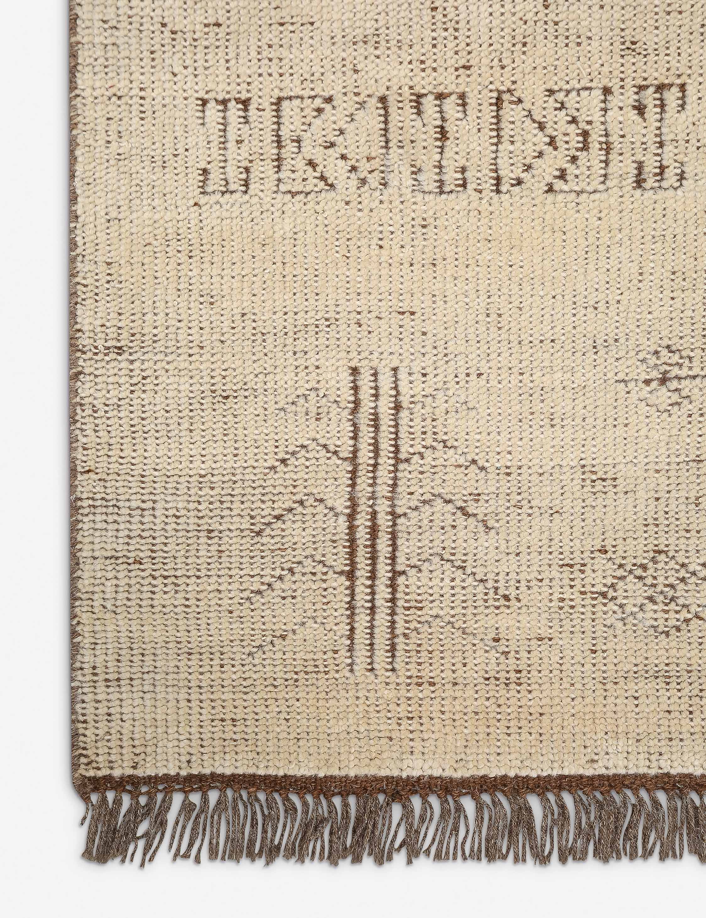 Lulu and Georgia Belgian Hand-Knotted Wool Rug by Button Atelier x Co.House Designs - view 5