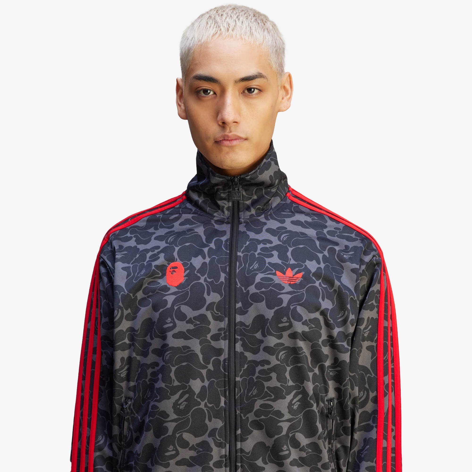 Adidas Originals | Bape Firebird Track Top { Black - view 2