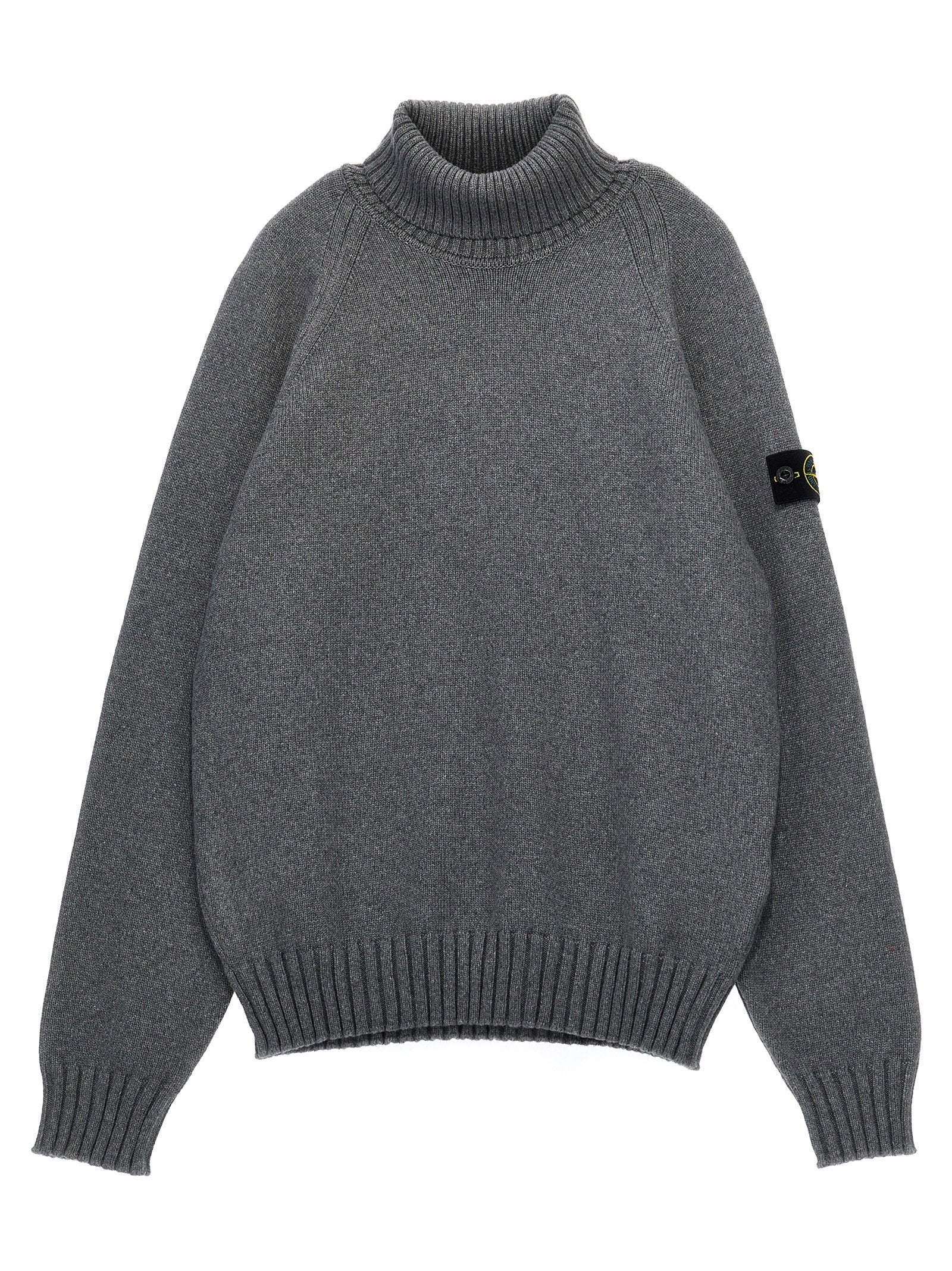 Stone Island Junior Logo Badge Sweater – 79% cotton 21% ee