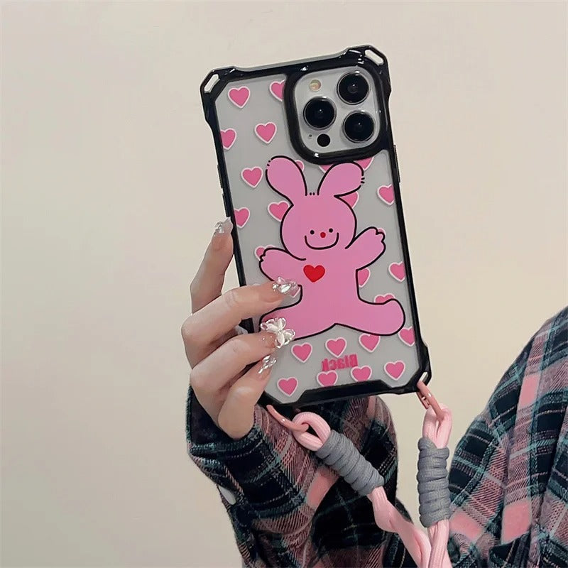 Peeperly Rabbit Delight Charming Phone Case – No Color - view 5