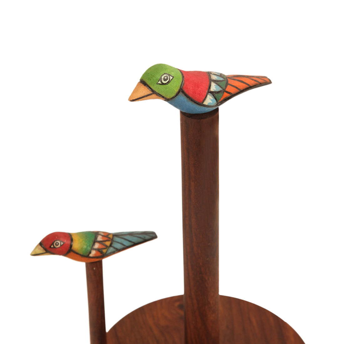 EXCLUSIVELANE Bird Collection Brown Elegant Napkin Holder In Sheesham Wood - view 5