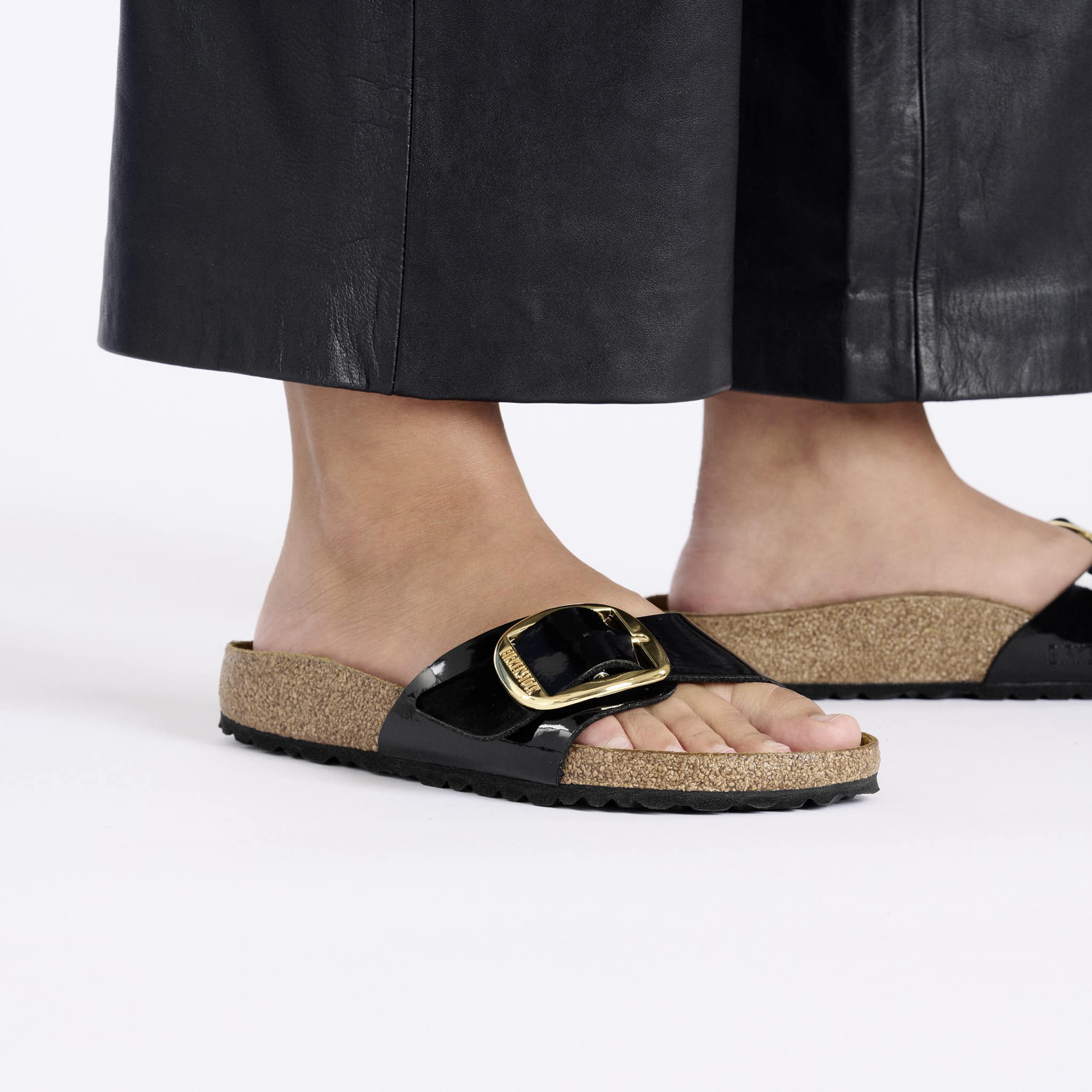 Birkenstock Madrid Big Buckle Birko-Flor Patent - view 7