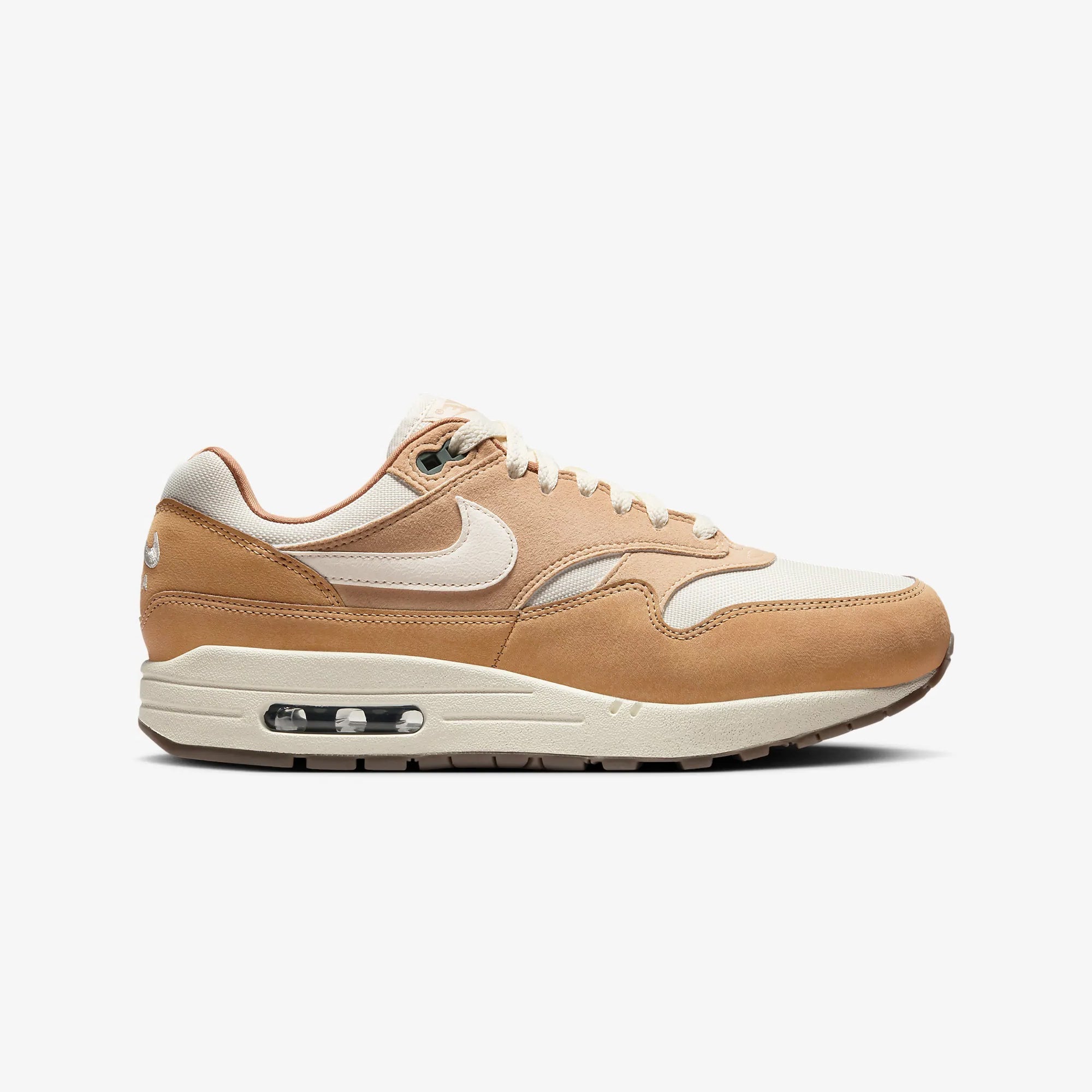 Nike | AIR MAX 1 '87 { FLAX/COCONUT MILK-SESAME-VINTAGE GREEN - view 6