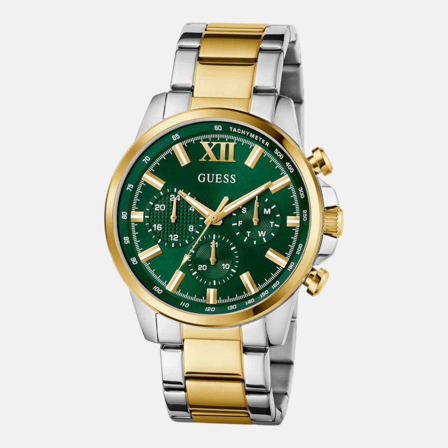 Guess Dress Men Quartz Green Dial Chronograph Stainless Steel Watch GW0900G5 - view 3